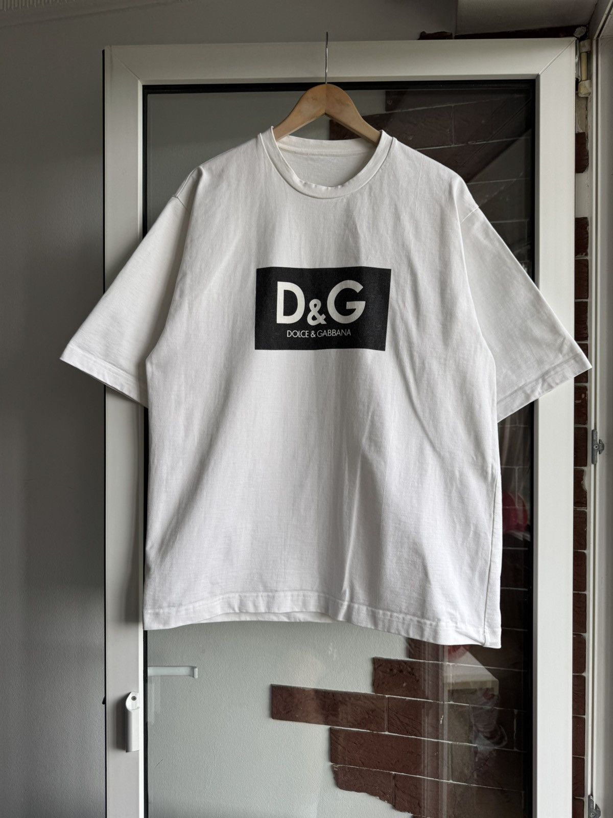Dolce & Gabbana Dolce & Gabbana Box Logo-Print Boxy Fit Size US M / EU 48-50 / 2 - 4 Thumbnail