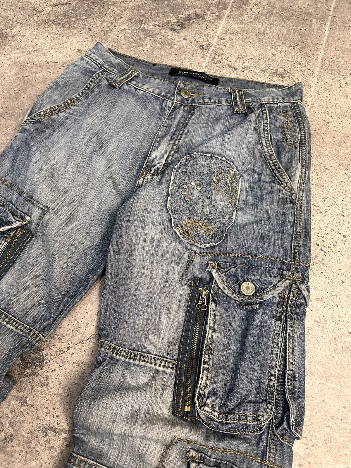 If Six Was Nine LGB Baggy GOA Flare Military Style Cargo Pants Tornado Mart Size US 30 / EU 46 - 7 Thumbnail