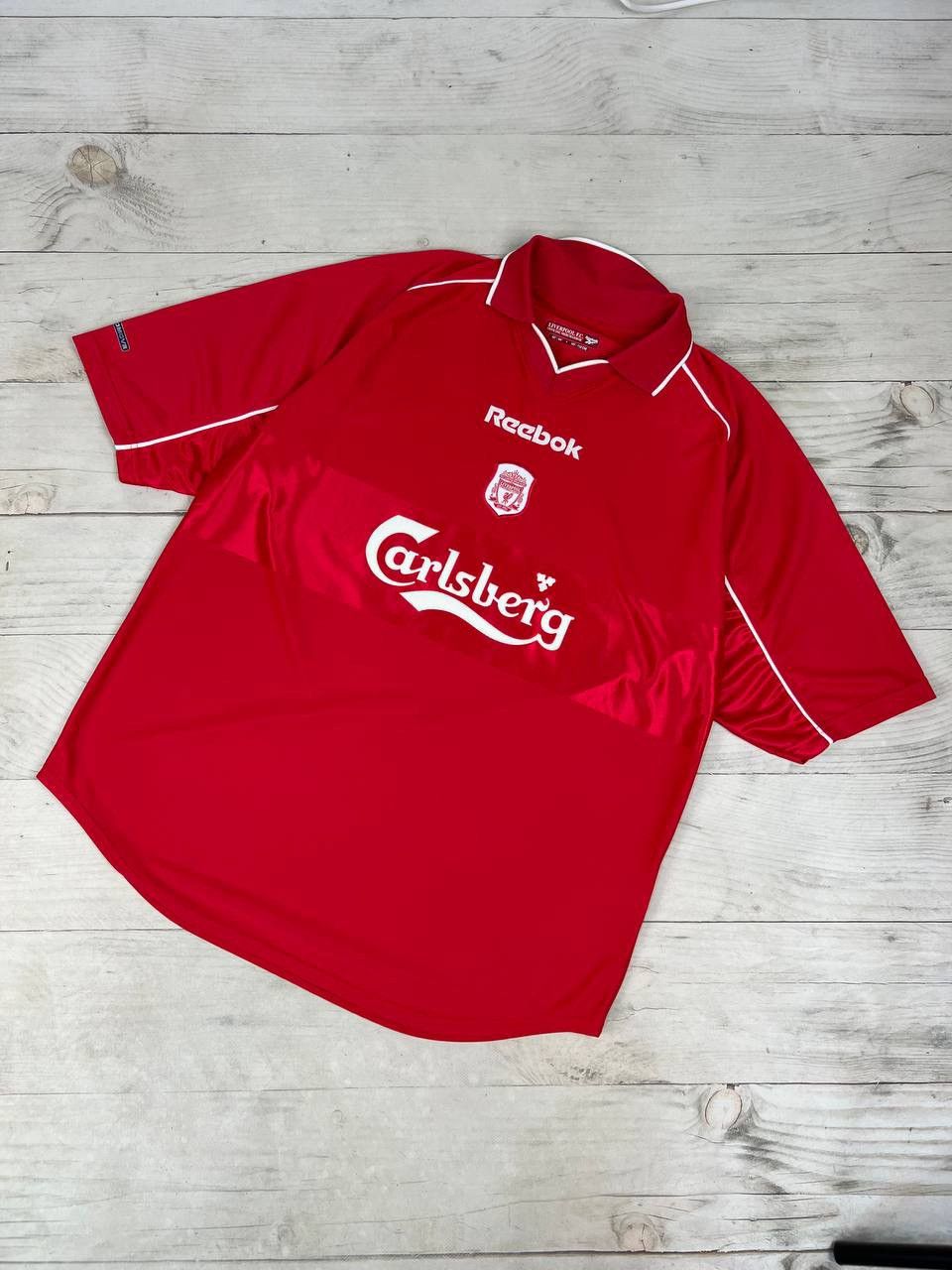 Reebok Vintage Liverpool 2000 2002 Hamann #16 Home Shirt Jersey Size US L / EU 52-54 / 3 - 2 Thumbnail