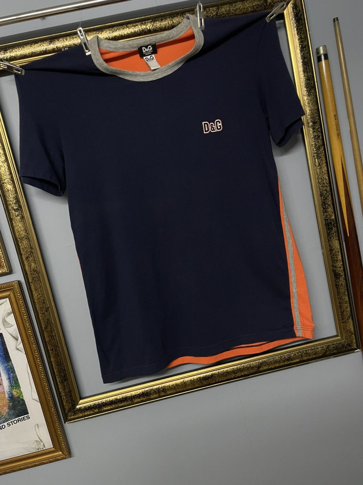 Dolce & Gabbana Vintage Designer Dolce & Gabbana Small Logo Pop Tshirt Size US S / EU 44-46 / 1 - 2 Thumbnail