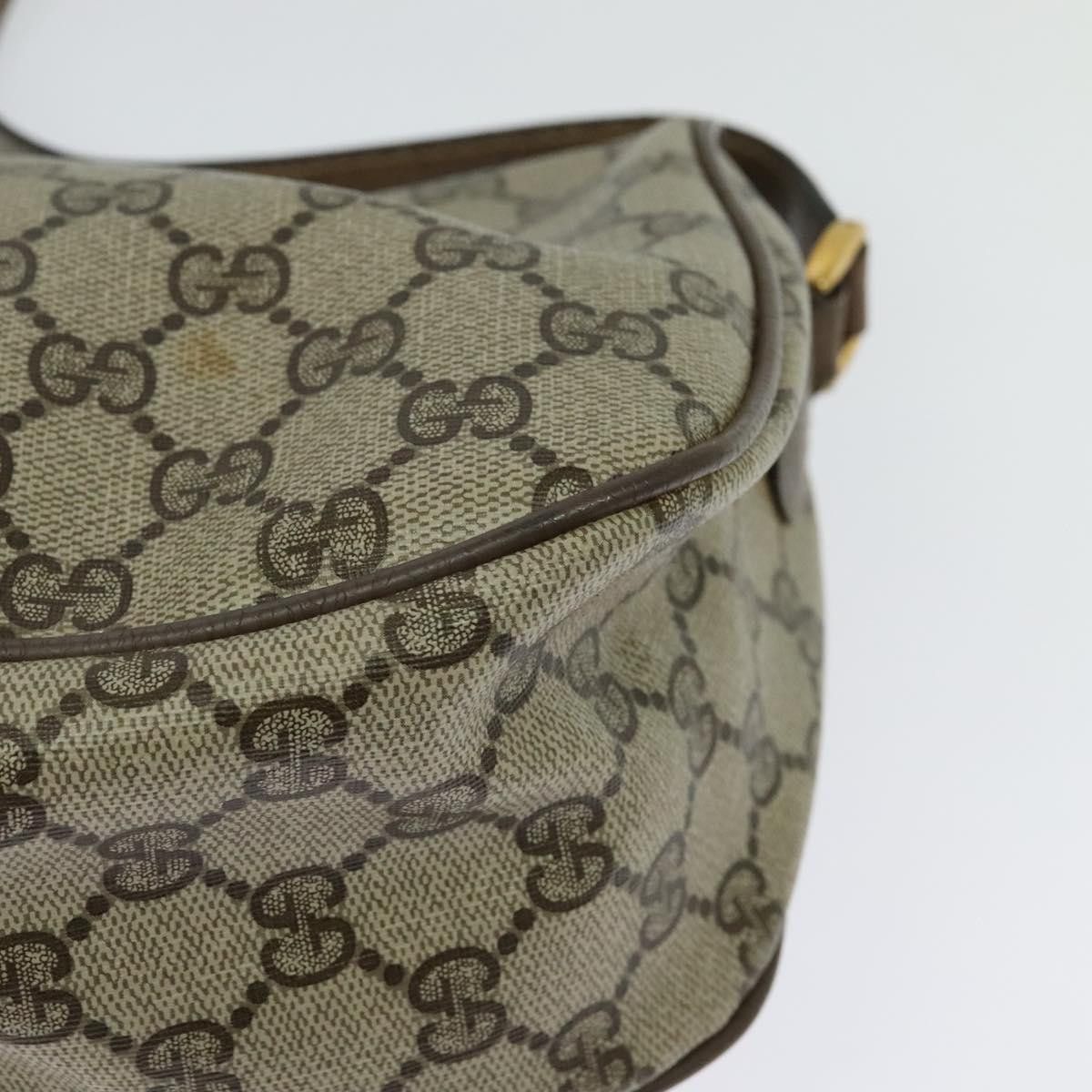 Gucci GUCCI GG Supreme Web Sherry Line Shoulder Bag Pvc Beige Size ONE SIZE - 13 Thumbnail