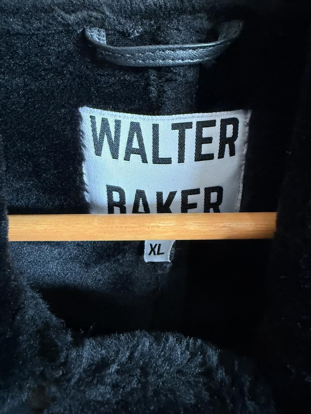 Other Walter Baker Black Leather Shearling Vest XL Size XL / US 12-14 / IT 48-50 - 2 Thumbnail