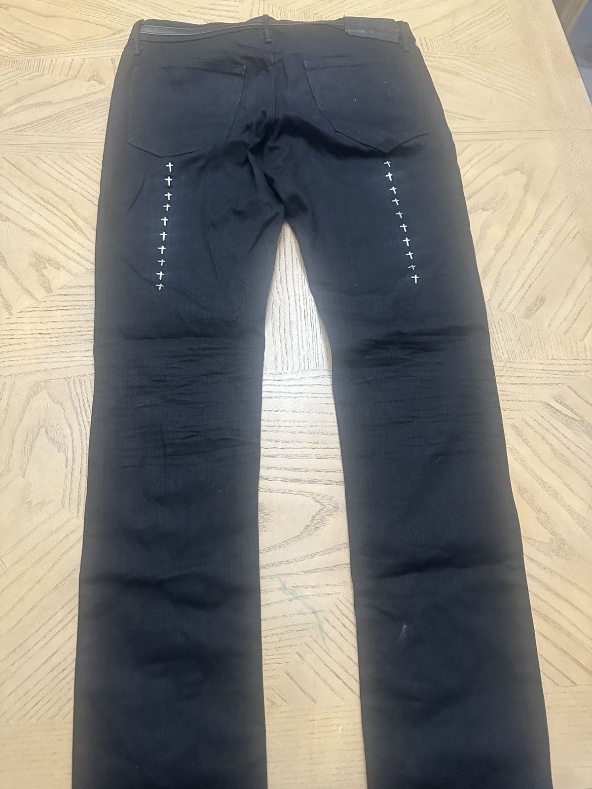 Rta RTA's Bryant Black jeans size 34/34 made with Japanesedenim Size US 34 / EU 50 - 7 Thumbnail