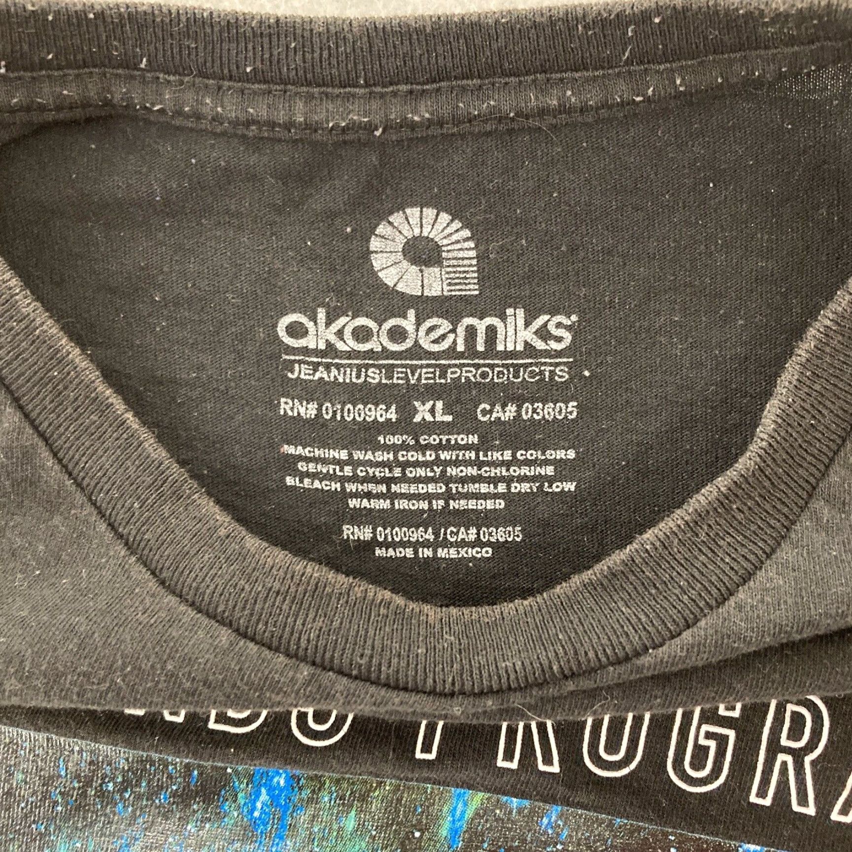 Akademiks AKADEMIKS Black NASA T-Shirt COTTON-Men's XL Classic Space Theme Graphic Print Crew Neck Short Sleeve Men XL Black NASA T-Shirt Size US XL / EU 56 / 4 - 6 Thumbnail
