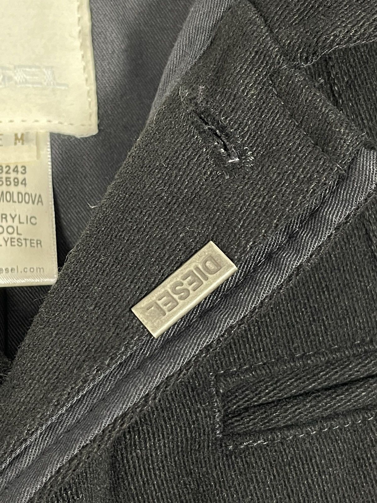 Diesel Diesel Military Wool Blend Jacket Embroidered Patches Size M / US 6-8 / IT 42-44 - 6 Thumbnail