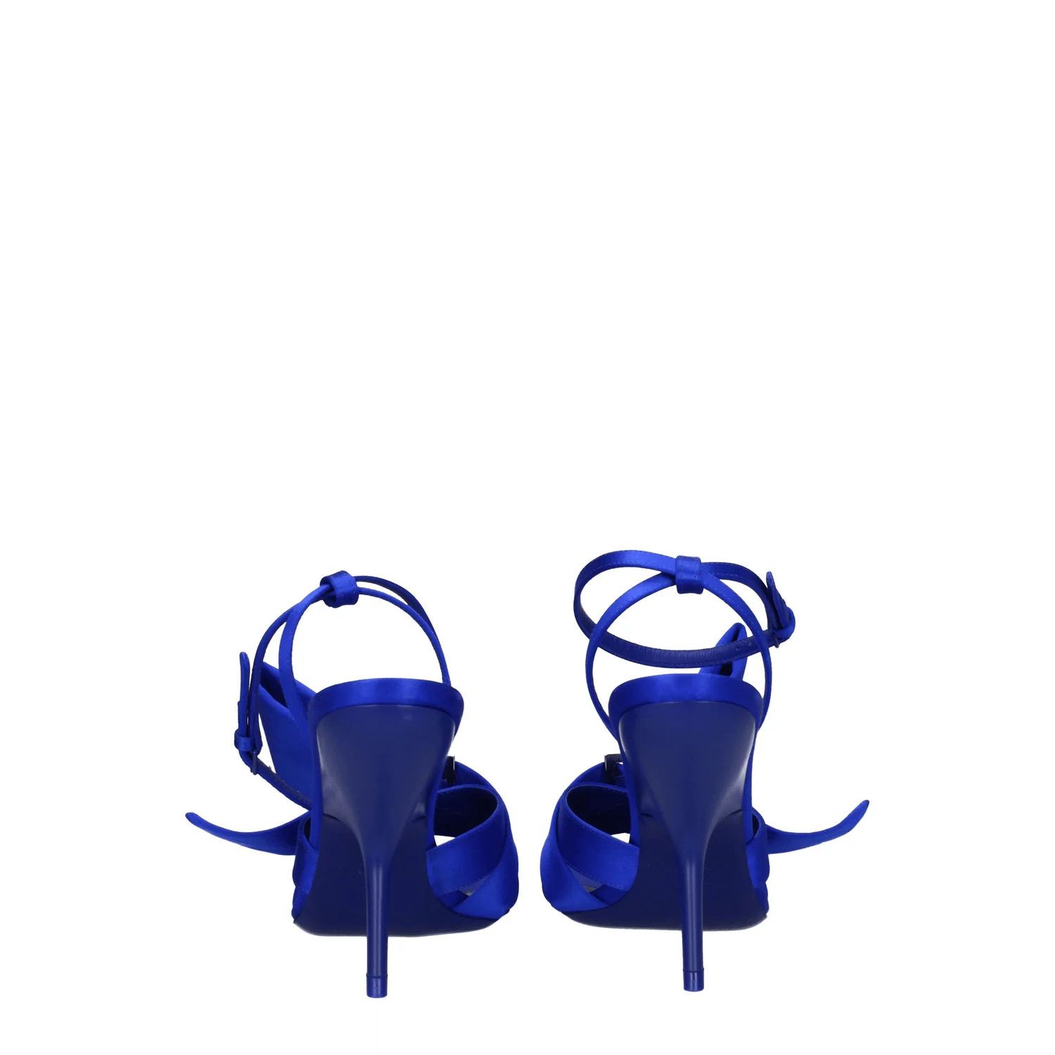 Salvatore Ferragamo ob1o1e1224 Satin Sandals in Blue Size US 6.5 / IT 36.5 - 5 Thumbnail