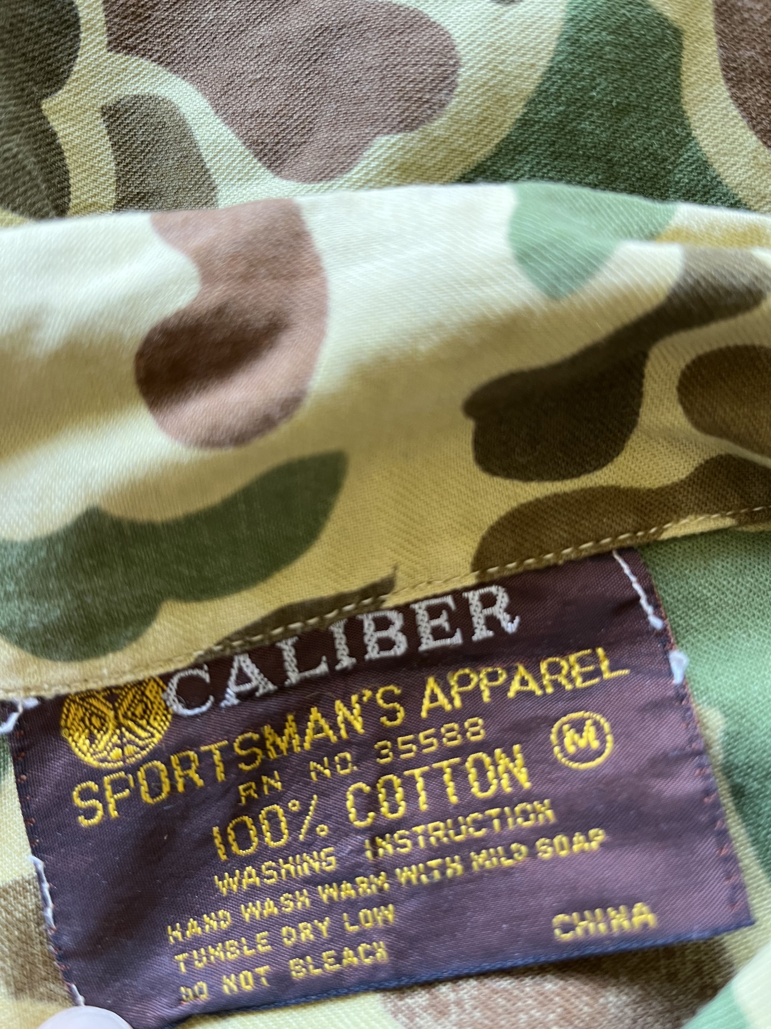 Vintage Camouflage Shirt Jacket from Caliber Sportsman's Apparel Size US M / EU 48-50 / 2 - 4 Thumbnail
