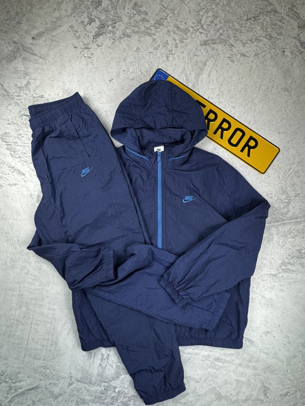 Nike × Vintage NIKE VINTAGE OVERSIZE DRIL TRACK SUIT Y2k Size US L / EU 52-54 / 3 - 3 Thumbnail