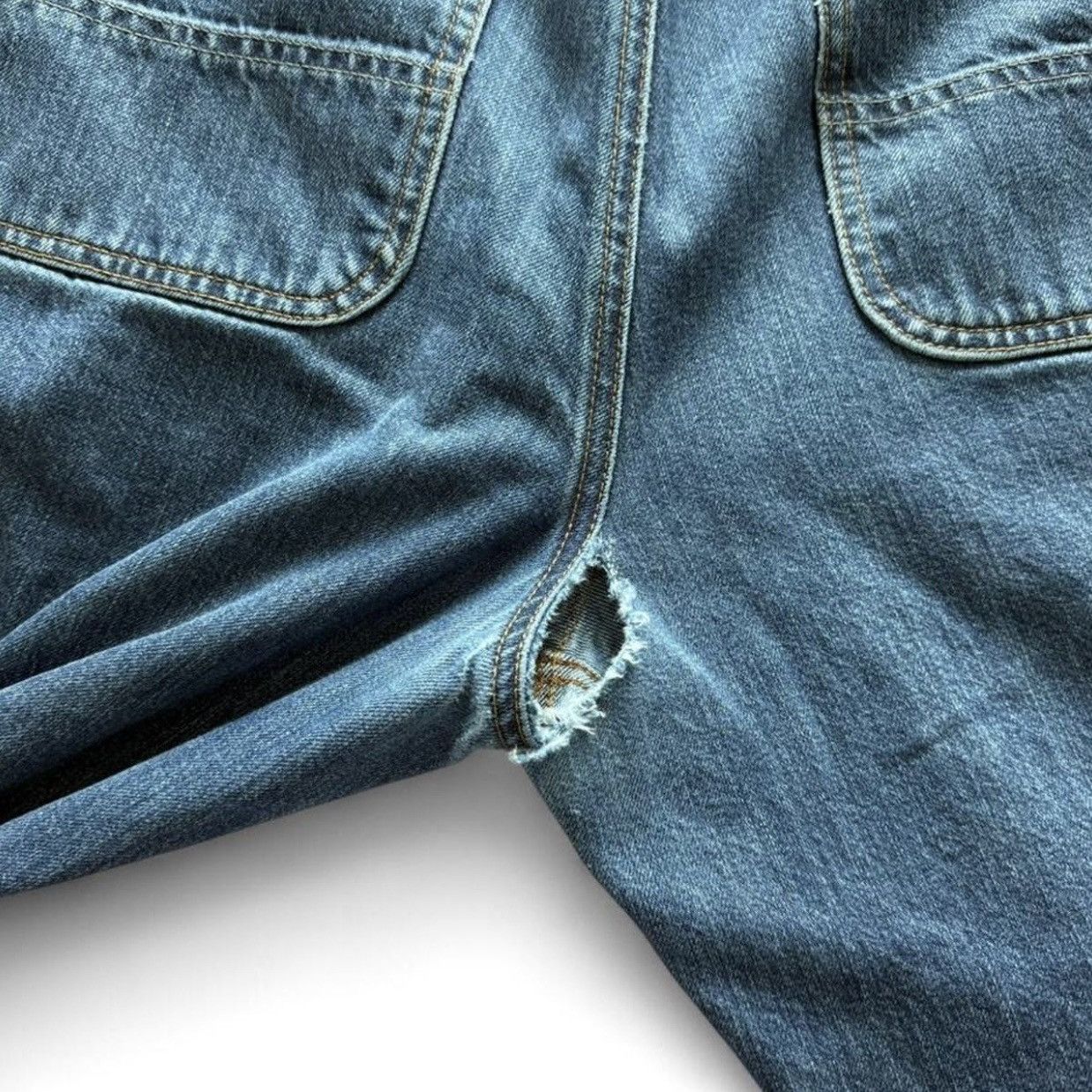 Carhartt Carhartt 34 x 34 Blue Denim Pants Size US 34 / EU 50 - 8 Thumbnail
