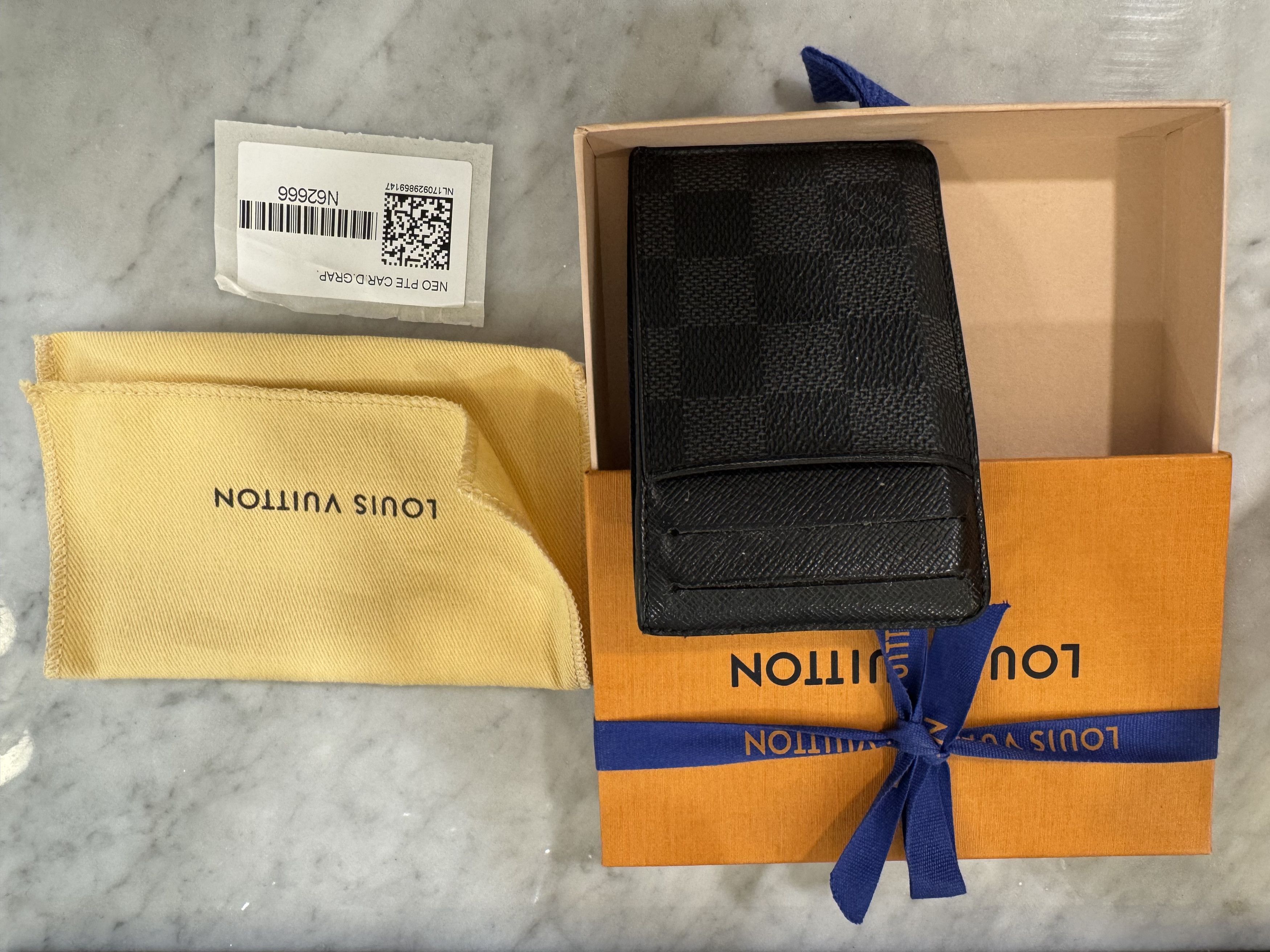 Louis Vuitton Neo Damier Graphite Card Holder Size ONE SIZE - 4 Thumbnail