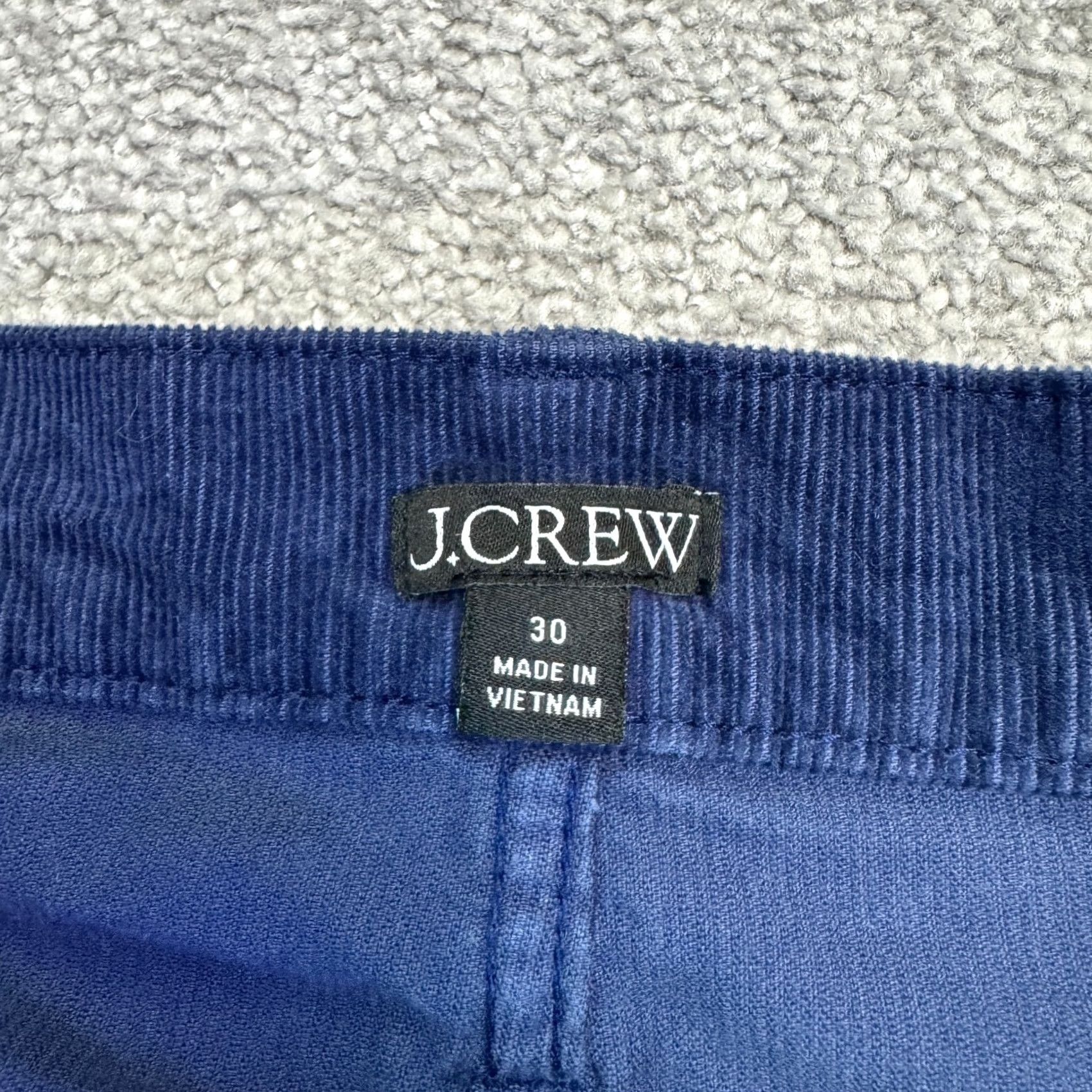 J.Crew J.Crew 1040 Athletic Fit Straight Corduroy Pants High Rise Womens 30 Navy Blue Size 30" / US 8 / IT 44 - 4 Thumbnail