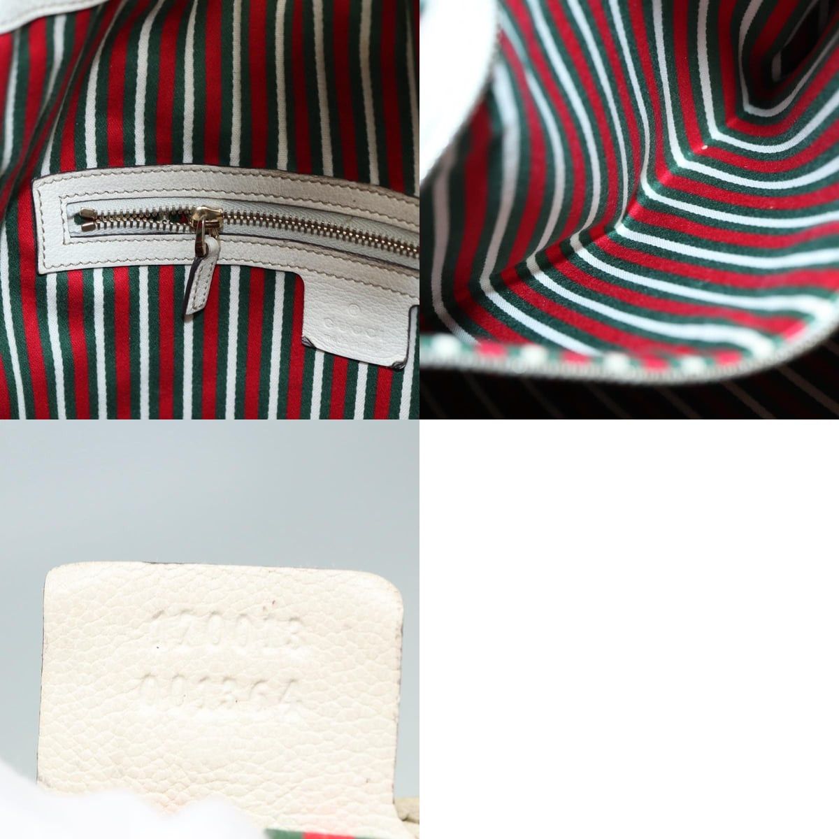 Gucci GUCCI Horsebit Shoulder Bag Leather Beige Gold Size ONE SIZE - 12 Thumbnail