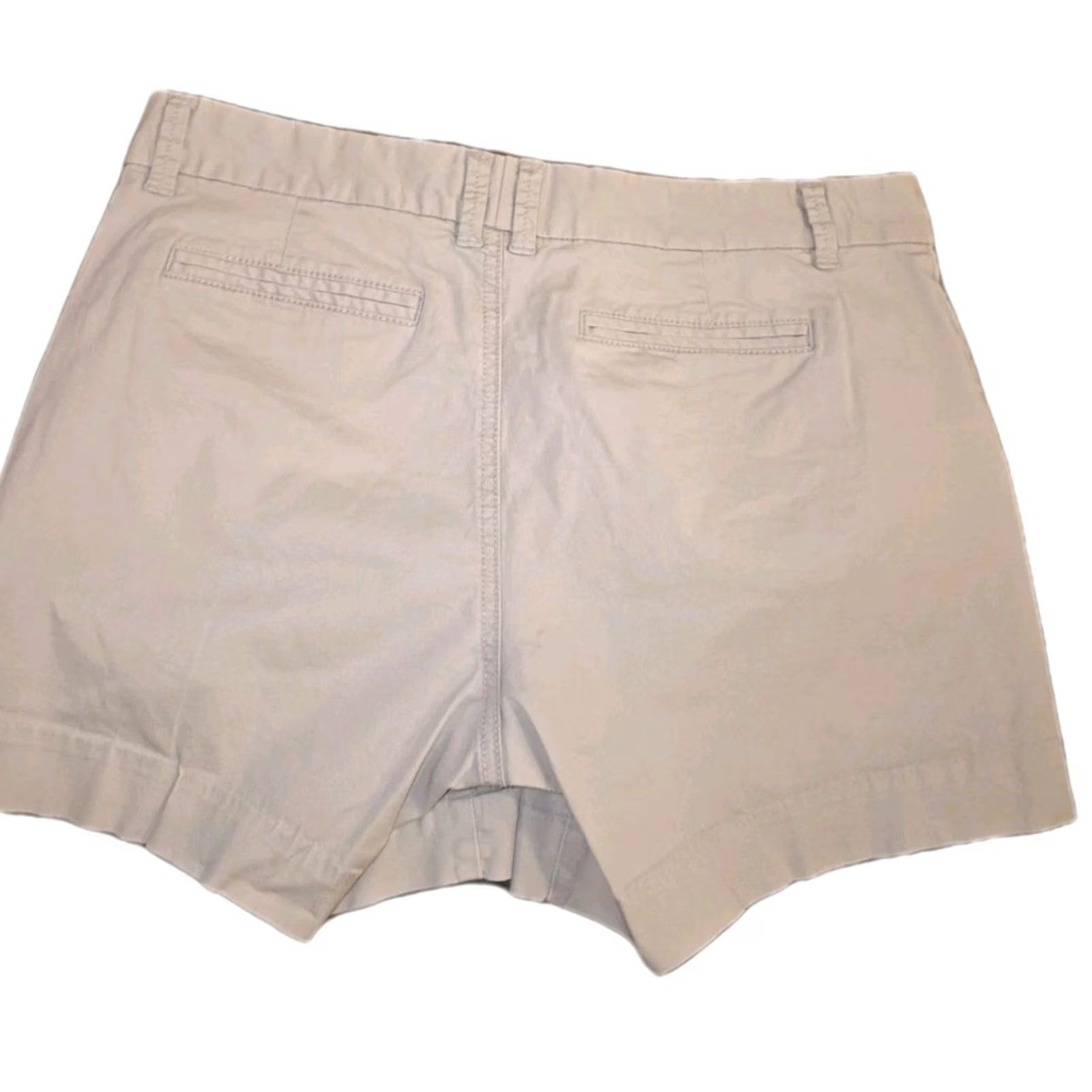 Calvin Klein CALVIN KLEIN White Stretch Cotton 3.5" Casual Summer Shorts Size 10 Women Woven Chino Linen Summer Casual Mens Womens Size 32" / US 10 / IT 46 - 2 Thumbnail