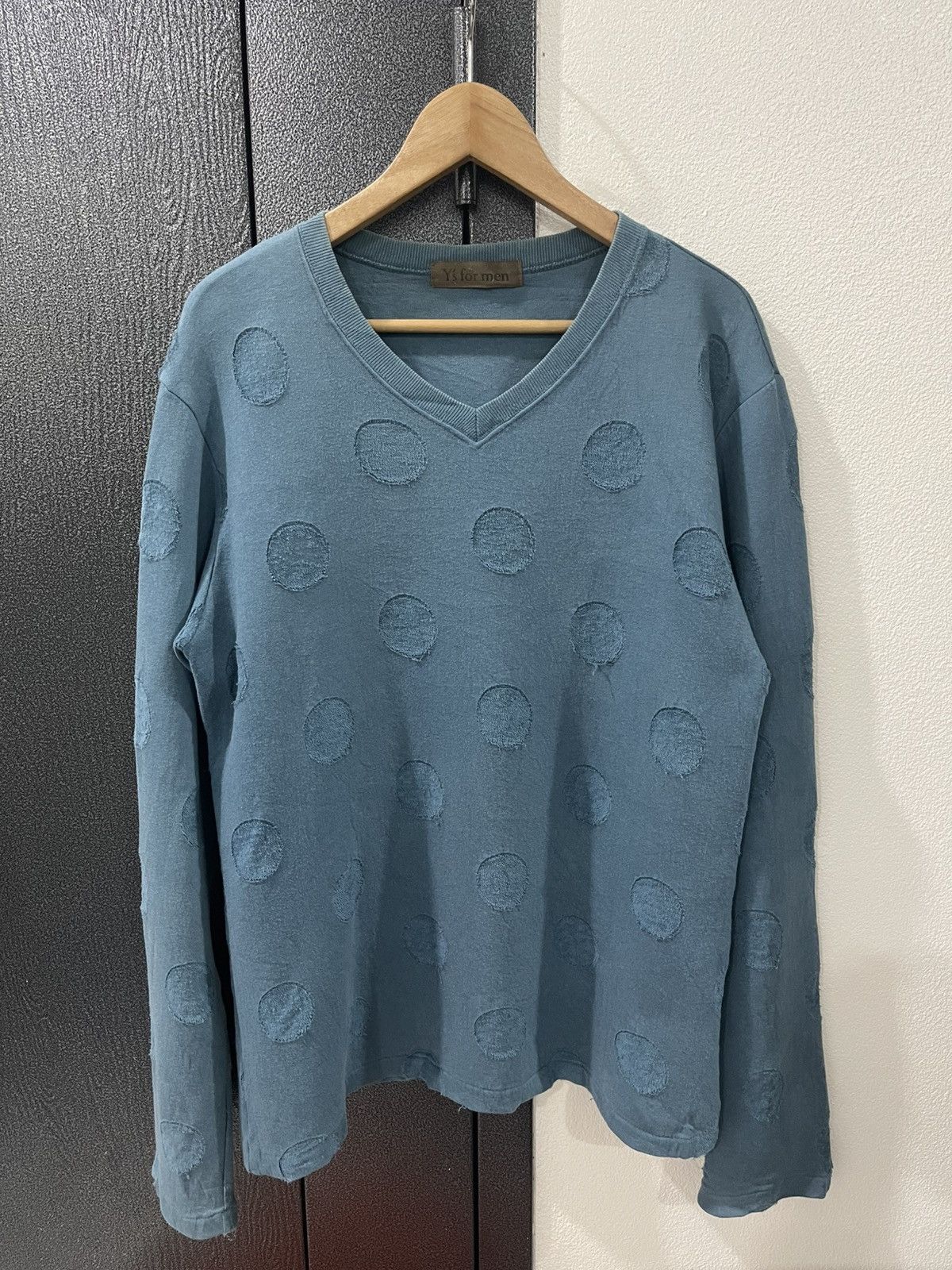 Y's for Men Y’s for men Longsleeve V-Neck Polka Dot Shirt Size US L / EU 52-54 / 3 - 1 Thumbnail