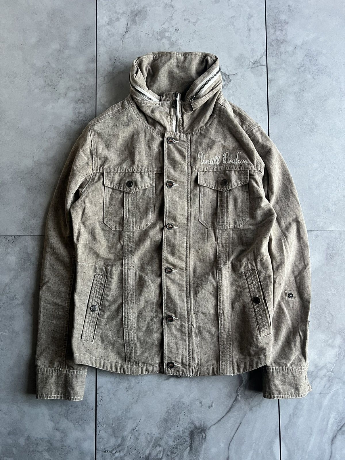 In The Attic In the attic Embroidered Bono Hooded Jacket Size US S / EU 44-46 / 1 - 1 Thumbnail