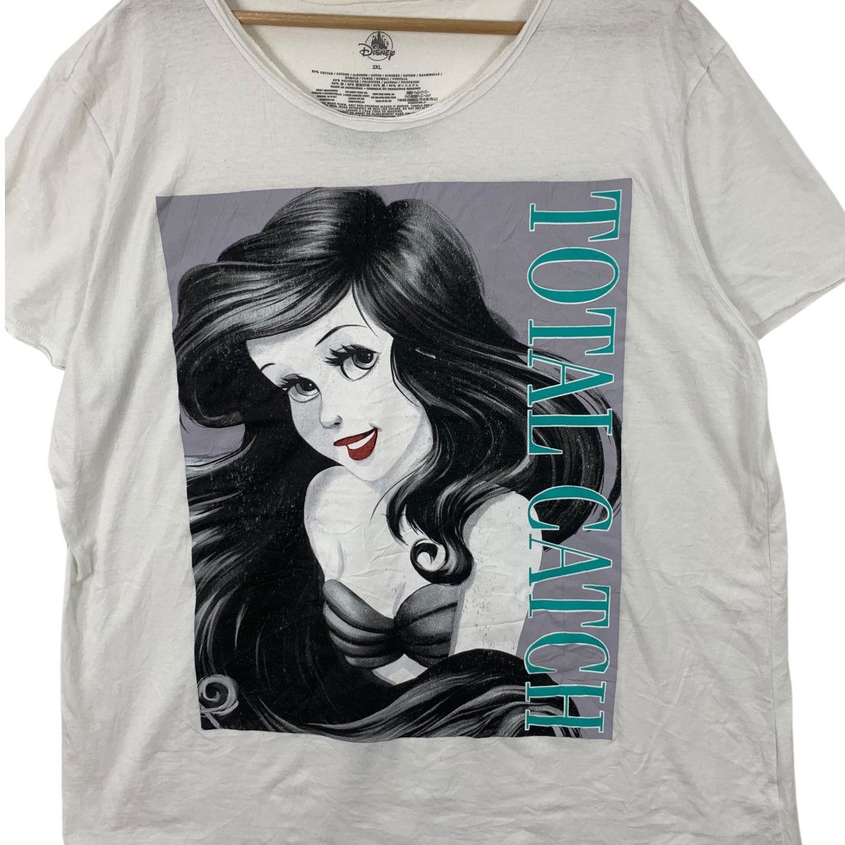 Disney DISNEY LITTLE MERMAID Ariel Cartoon Full Print Tee Shirt Top Size XXL / US 16-18 / IT 52-54 - 3 Thumbnail