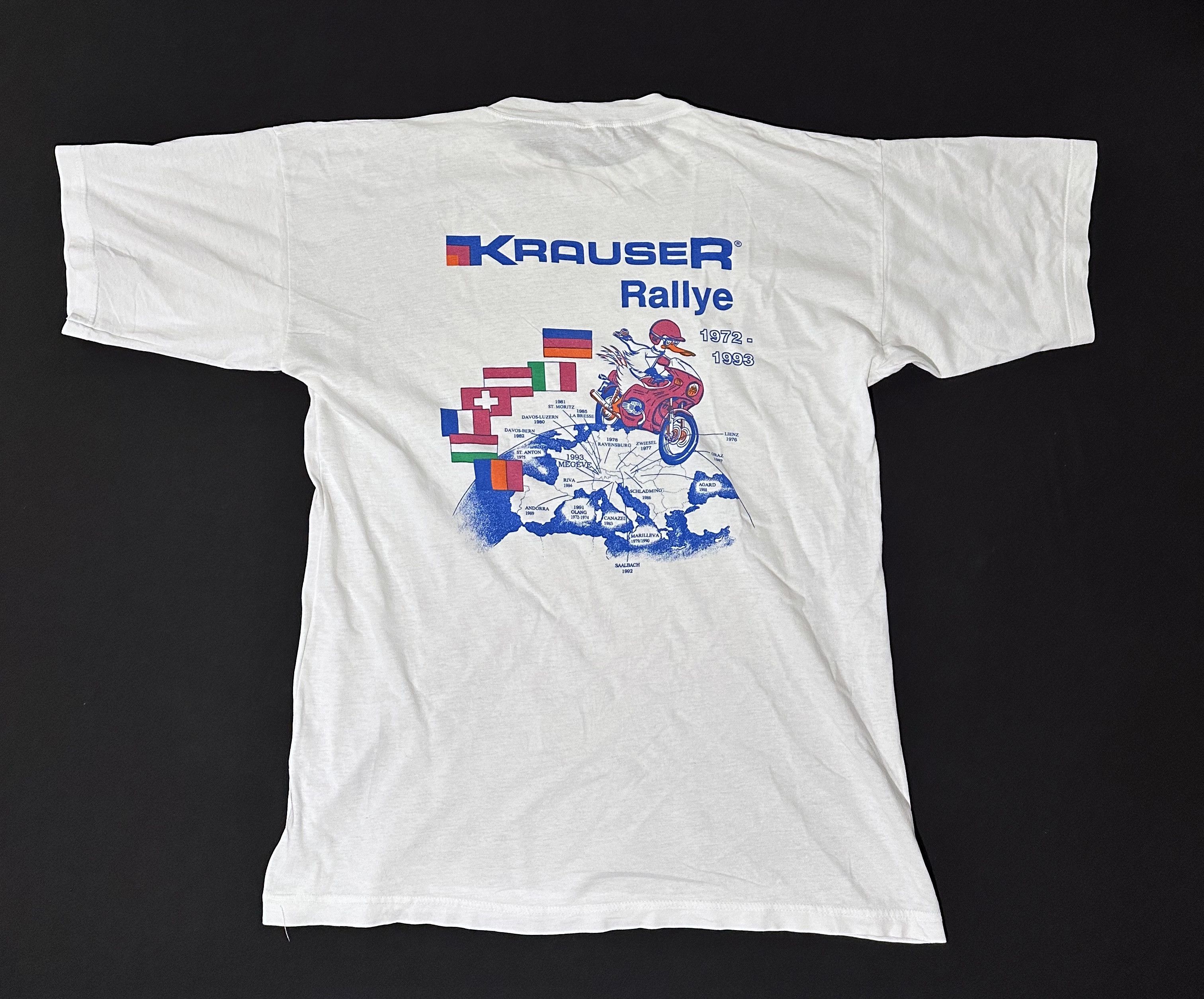 Vintage Vintage Krauser Rally T-Shirt Size US XXL / EU 58 / 5 - 1 Thumbnail