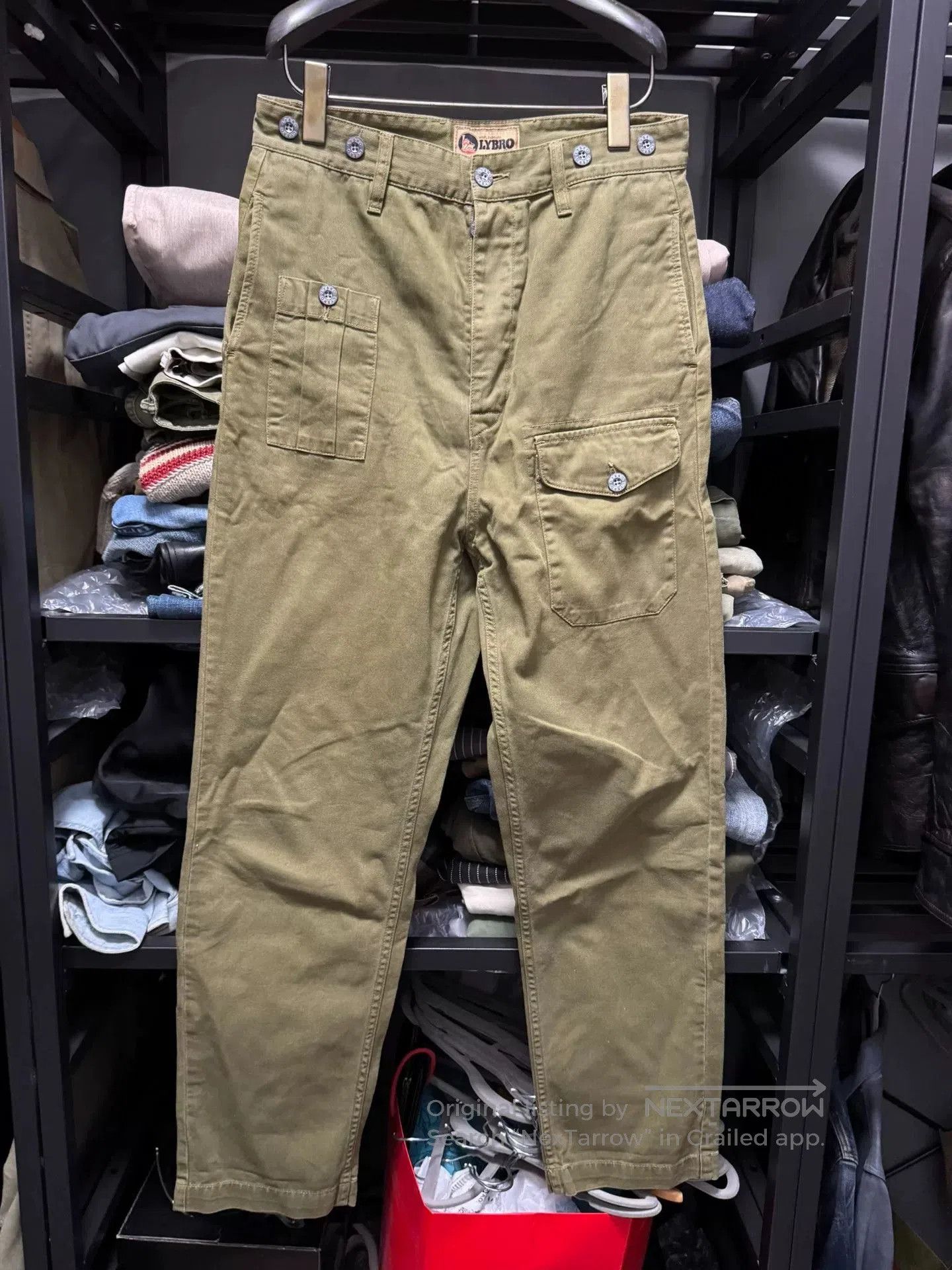 RRL Ralph Lauren nigel cabourn work pants cargo trousers. Size US 30 / EU 46 - 1 Thumbnail