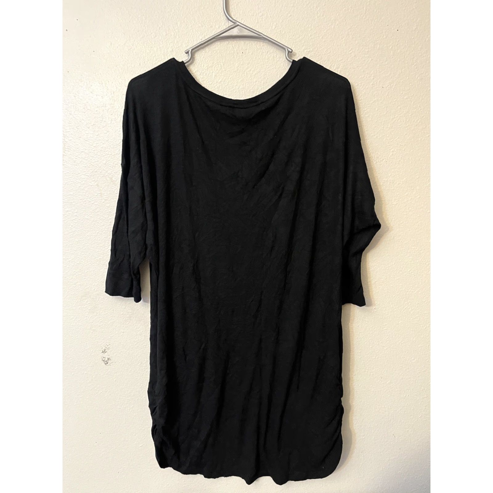 Express Express One Eleven Black Round Neck Sweater Dress - Women's Large Size L / US 10 / IT 46 - 3 Thumbnail