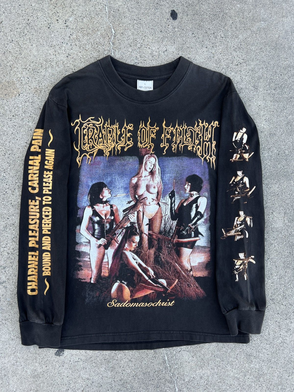 1990s Cradle Of Filth Sadomasochist Band Long Sleeve
