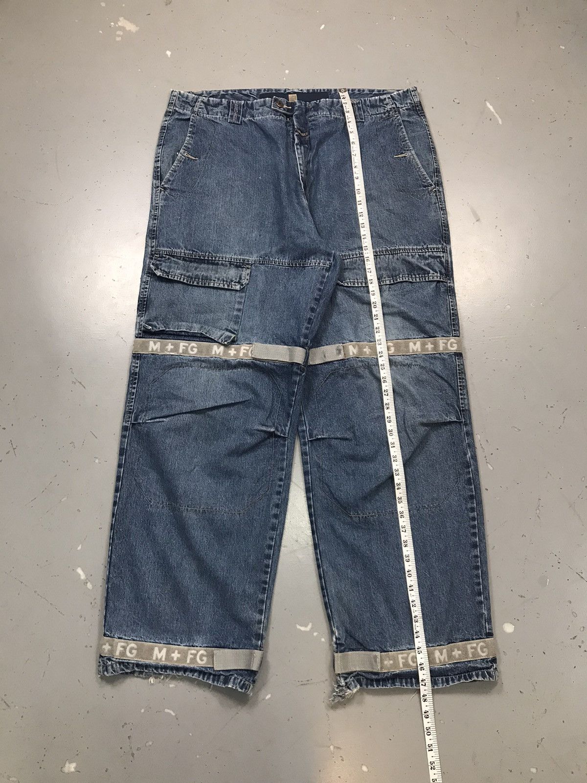 Marithe + Francois Girbaud Vintage marithe & Francois girbaud baggy denim pant Size US 44 / EU 60 - 6 Thumbnail