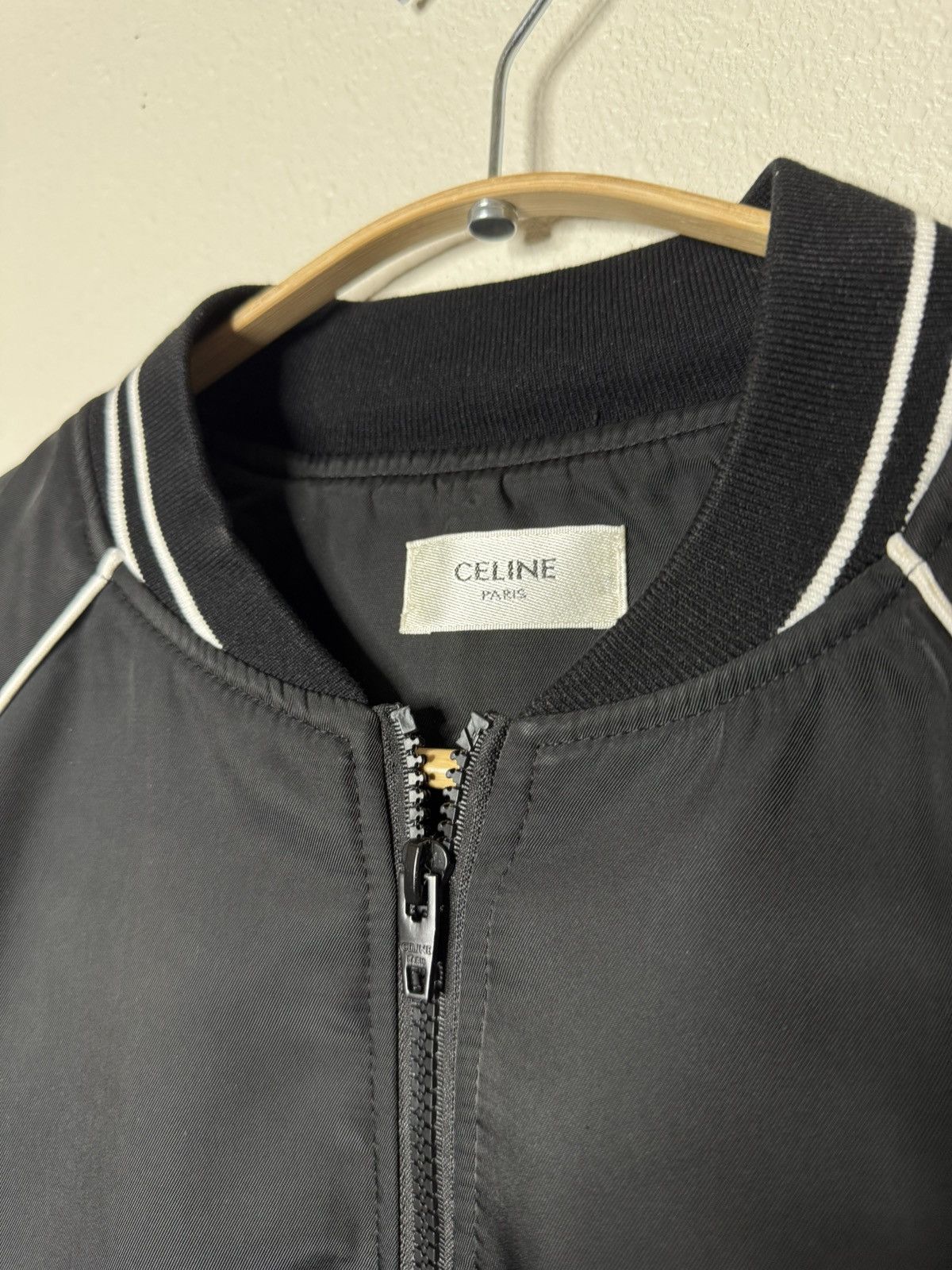 Celine Celine California Embroidered Bomber Teddy Jacket Black Size S / US 4 / IT 40 - 3 Thumbnail