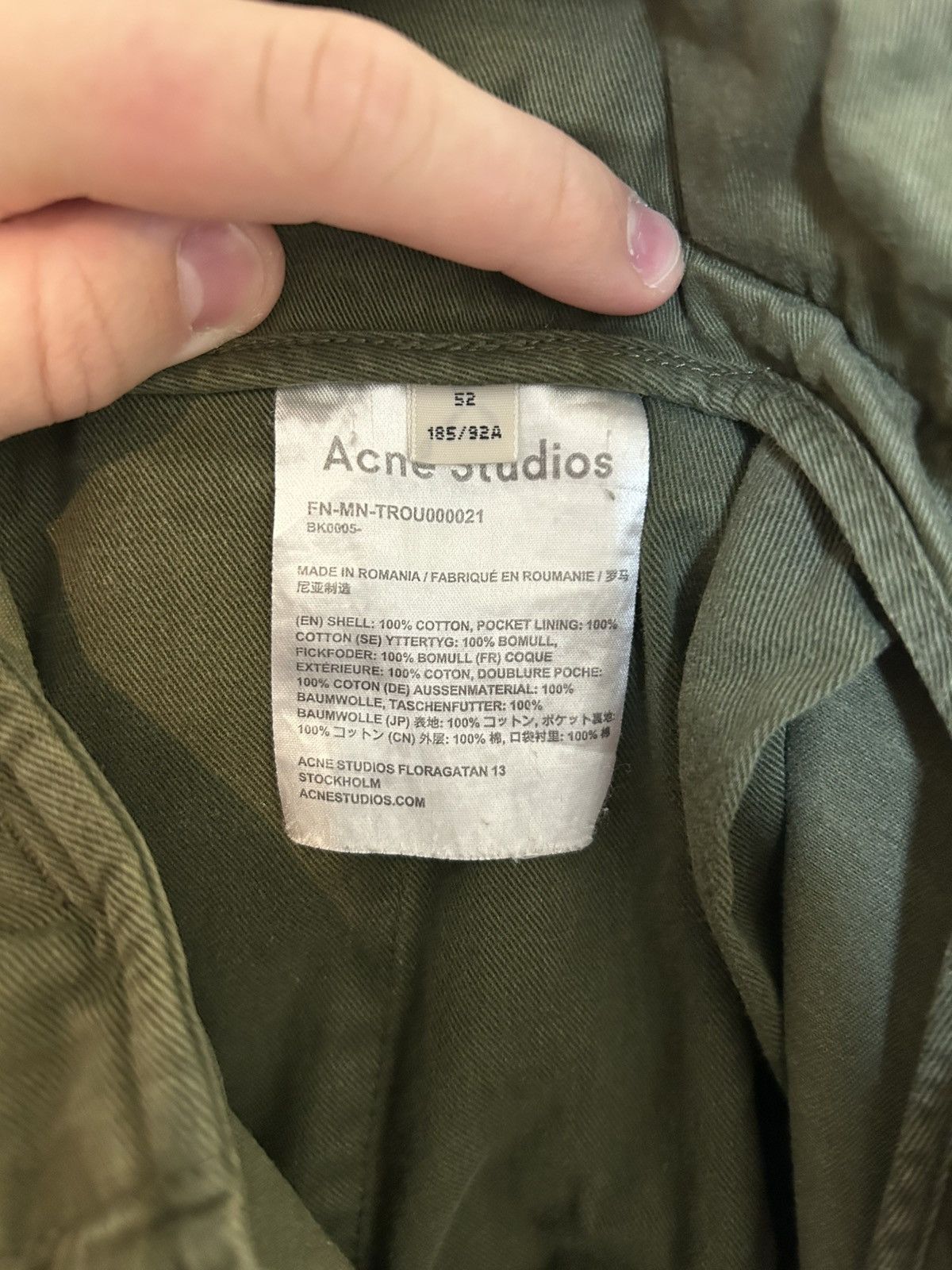 Acne Studios Acne Studios Trousers Size US 36 / EU 52 - 8 Thumbnail