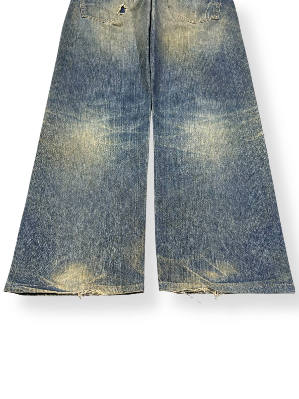 Levi's Vintage 90s Levis 501 Mud Wash Loose Fit Distressed Jeans Size US 36 / EU 52 - 14 Thumbnail