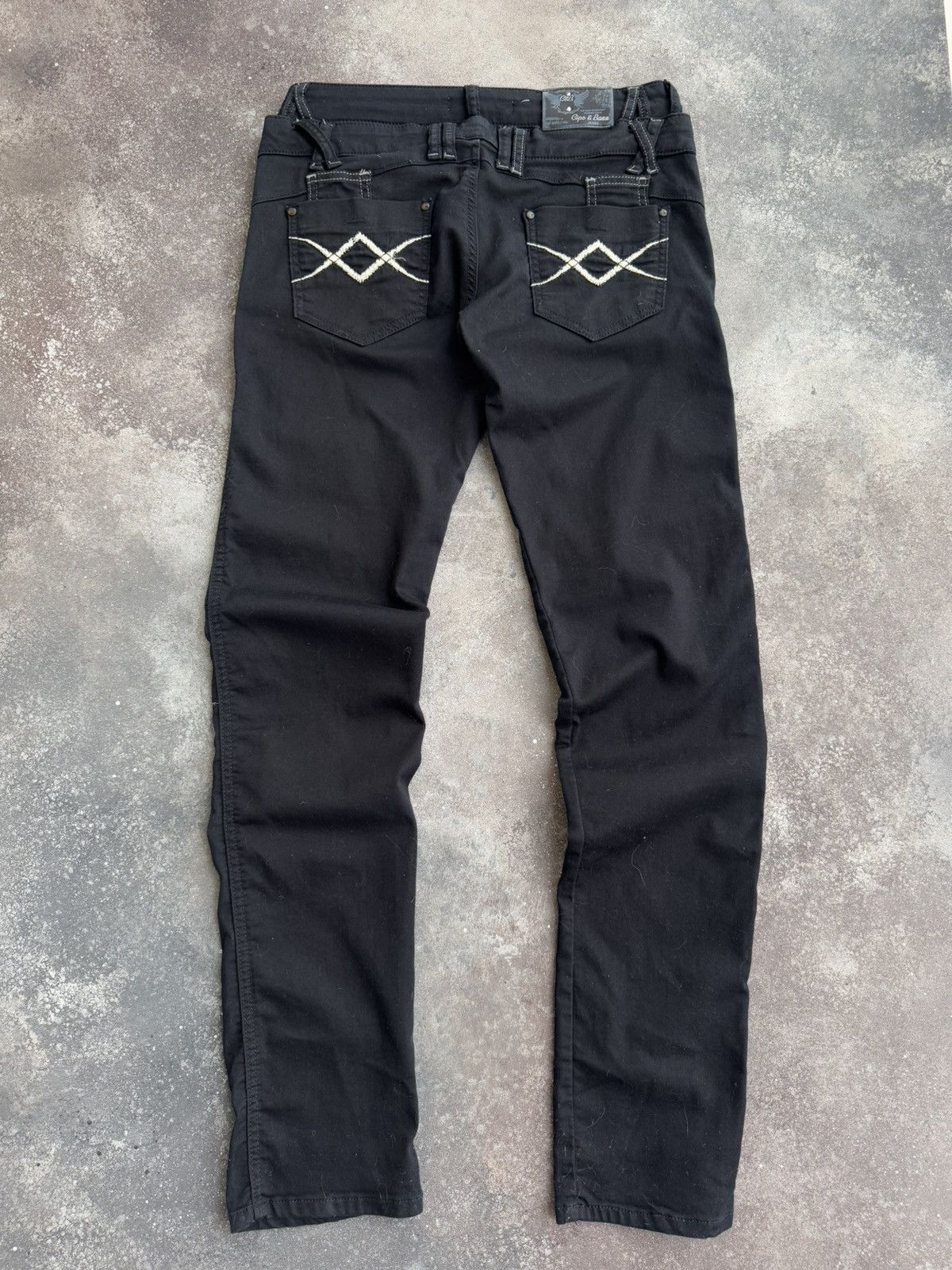 20471120 × Japanese Brand Avant Garde Vintage Y2K Black Gothic Jeans Size 30" / US 8 / IT 44 - 9 Thumbnail