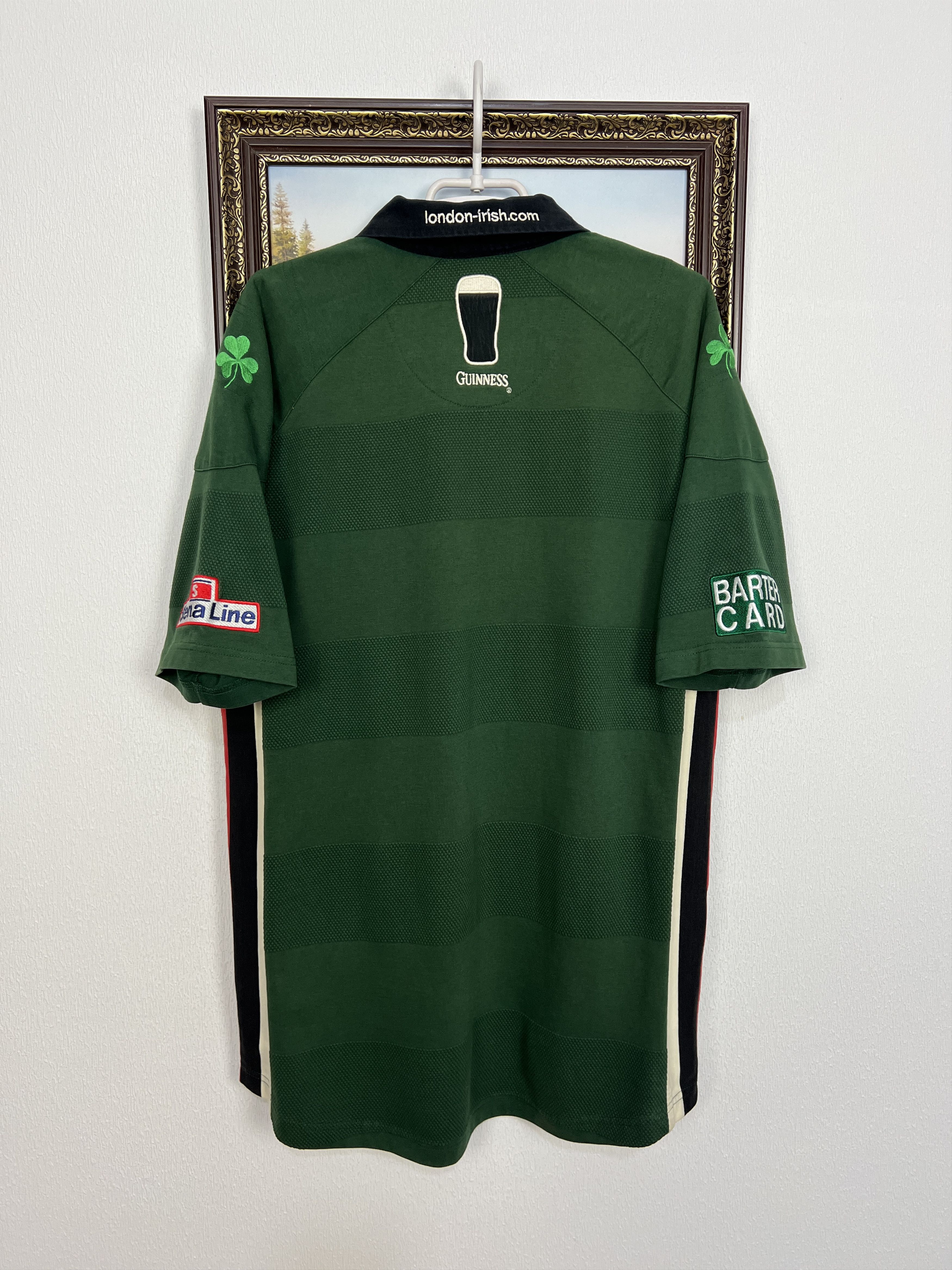 Vintage Vintage Kooga London Irish Rugby Union Jersey Trikot Rare Size US L / EU 52-54 / 3 - 10 Thumbnail