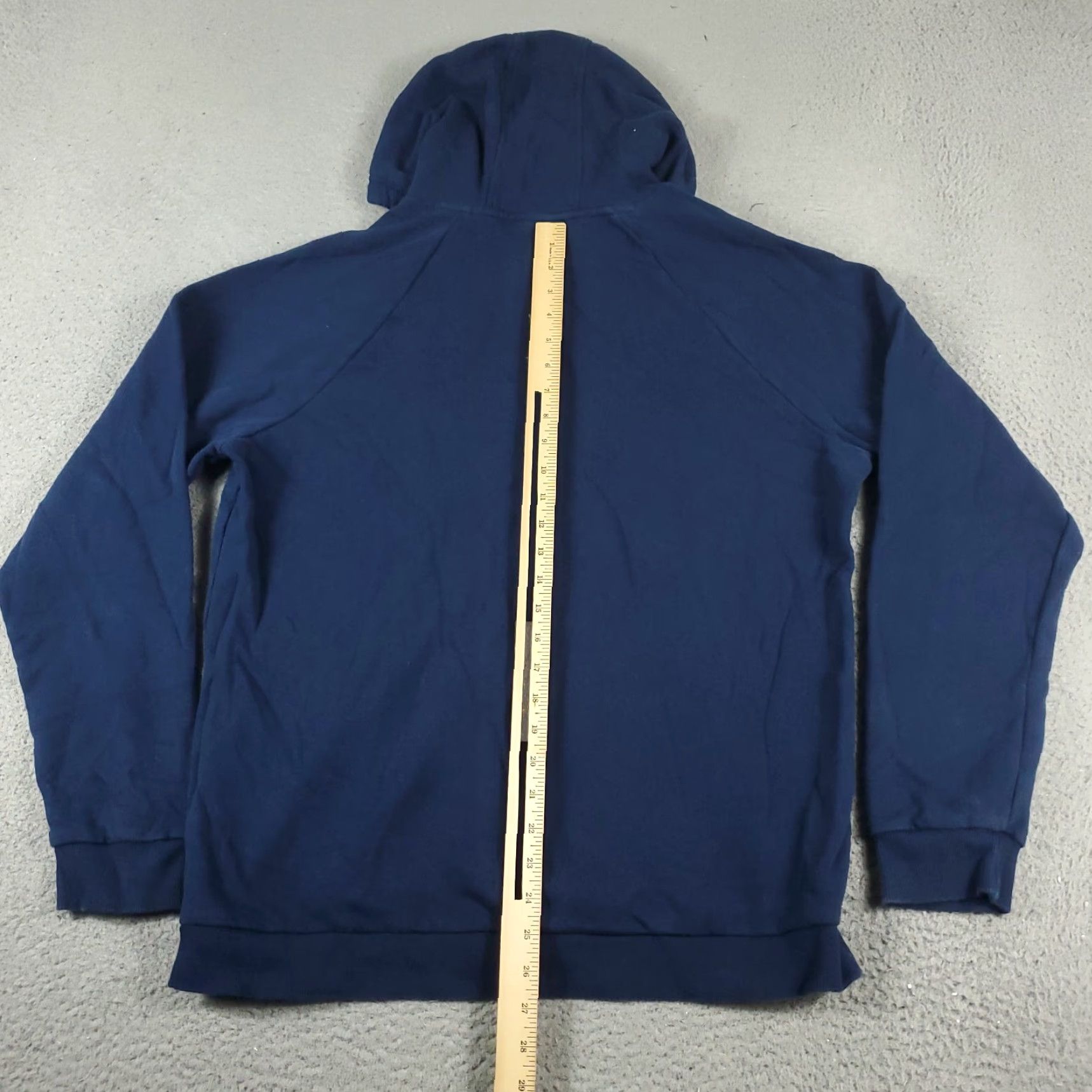 Under Armour Under Armour Hoodie Mens XL Blue Pullover Sweater Sweatshirt Casual Knit Cotton Blend Polyester Mock Neck Long Sleeve Logo - no? Size US XL / EU 56 / 4 - 5 Thumbnail