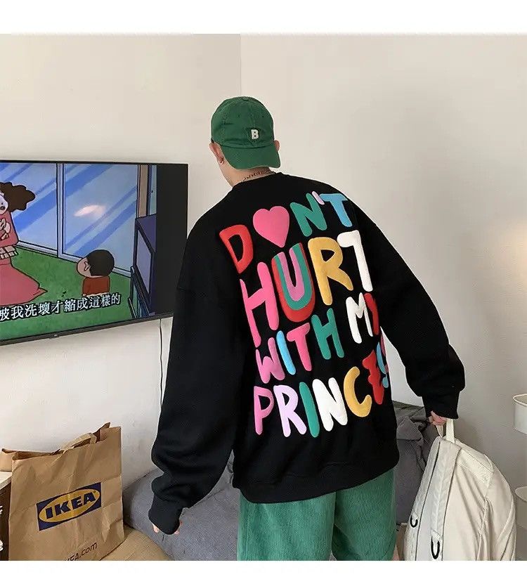 Designer × Japanese Brand Streetwear Sweatshirt Hoodie Hip Hop Korean Loose Style y2k Size US M / EU 48-50 / 2 - 5 Thumbnail