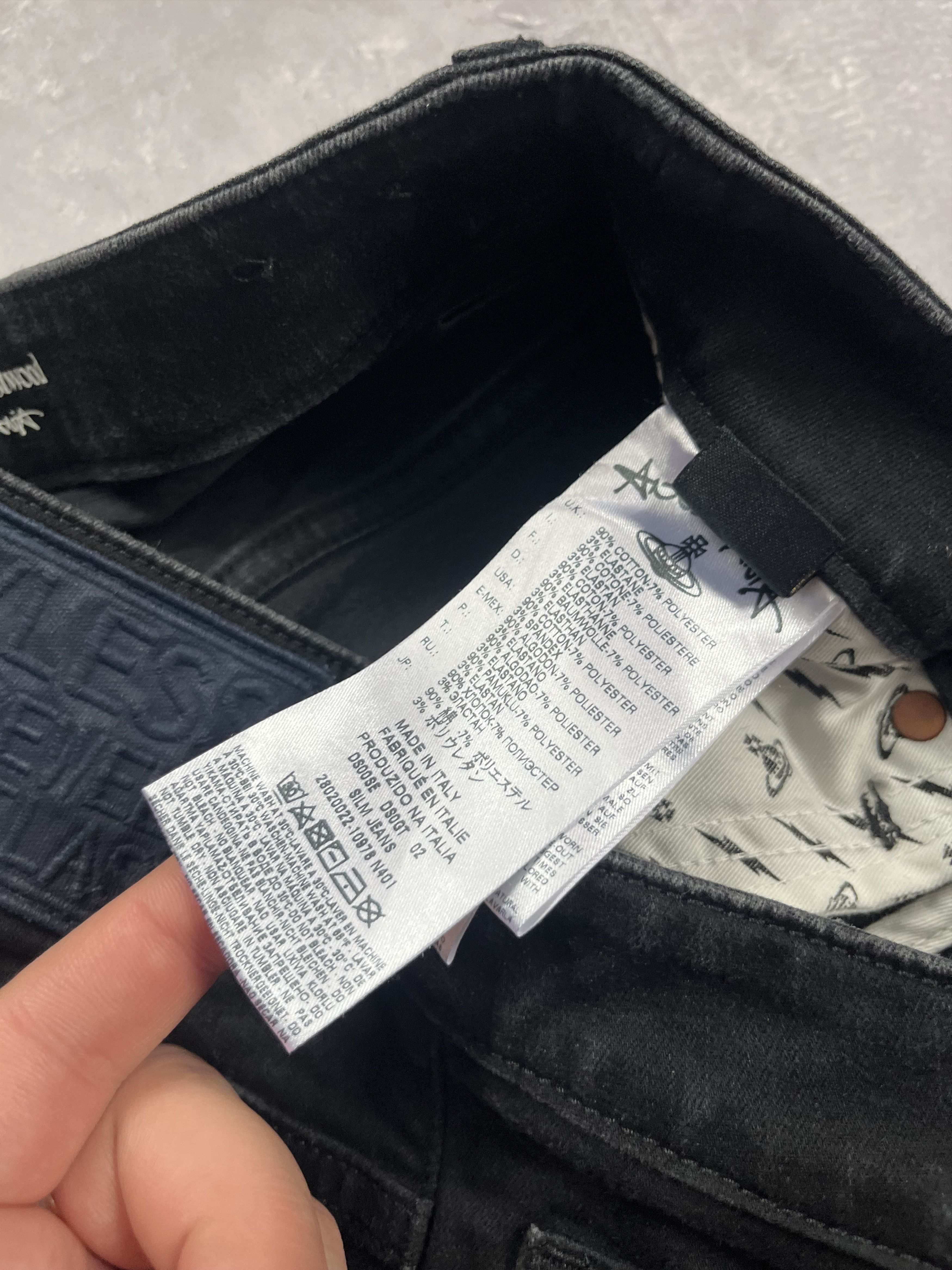 Vivienne Westwood Vivienne Westwood Anglomania Mother Fcker Denim Jeans Size 28" / US 6 / IT 42 - 7 Thumbnail