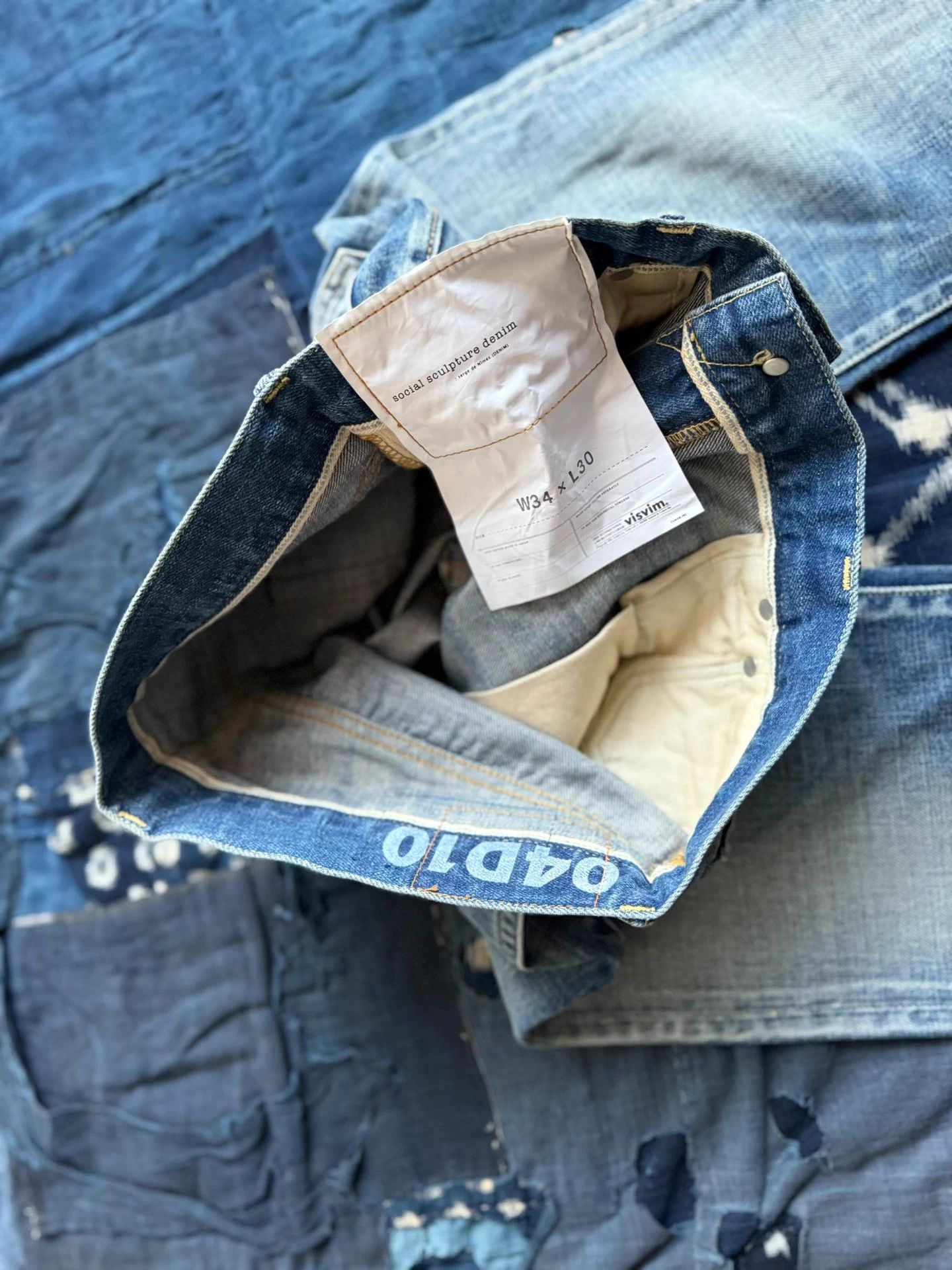 Visvim VISVIM 15AW Social Sculpture Denim 04D10 W34L30 Size US 34 / EU 50 - 8 Thumbnail