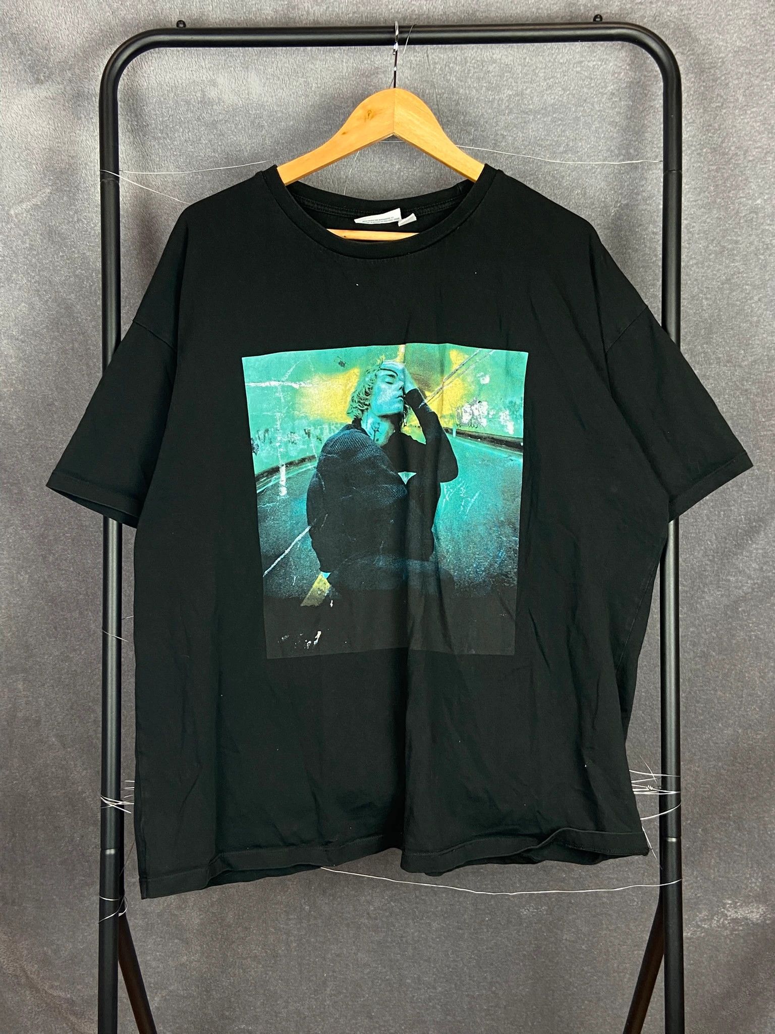 Justin Bieber Koszulka Justin Bieber czarna XL tour vintage tee Size US XL / EU 56 / 4 - 1 Thumbnail
