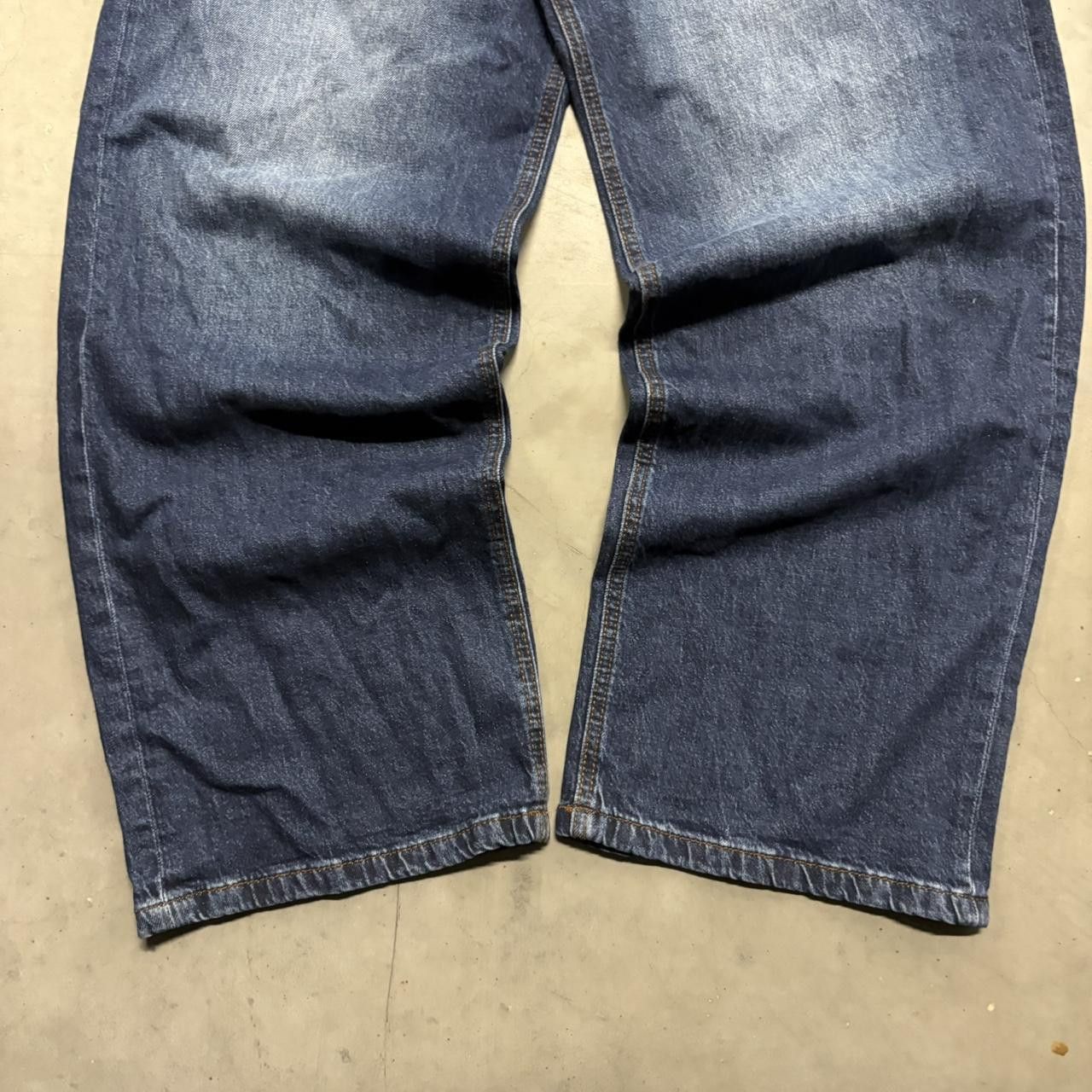 Vintage Crazy Vintage Y2K/2000s Baggy Wideleg Dark Blue Wash Streetwear Denim Jeans! Size US 36 / EU 52 - 5 Thumbnail