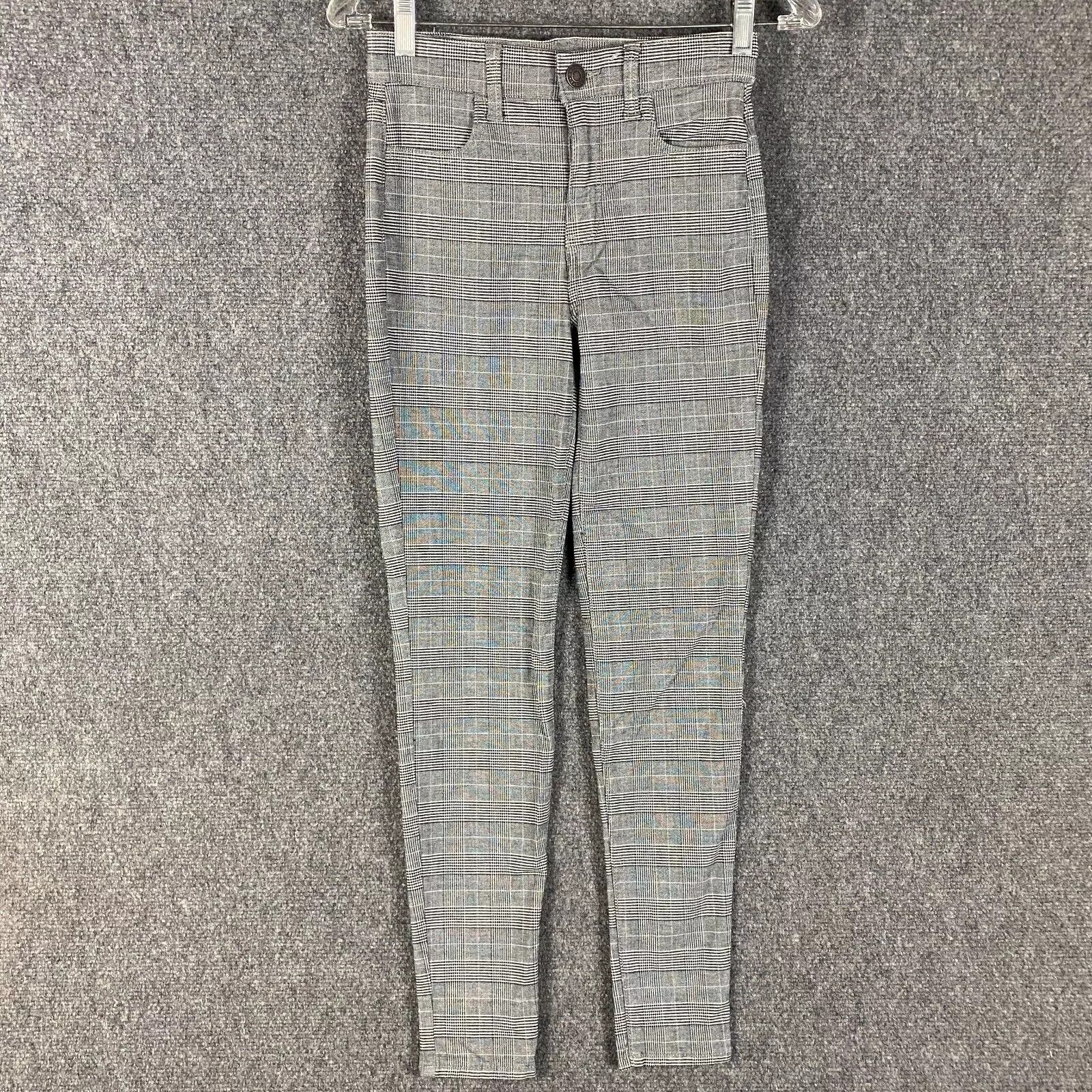 American Eagle Outfitters American Eagle Pants Women's 00 High Rise Jegging Plaid Size 24" / US 00 / IT 34 - 1 Thumbnail