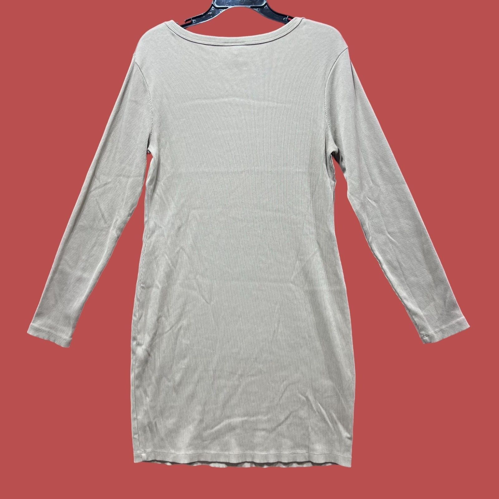 Other Universal Thread - Women's Long Sleeve Ribbed Knit Bodycon D Size XL / US 12-14 / IT 48-50 - 4 Thumbnail