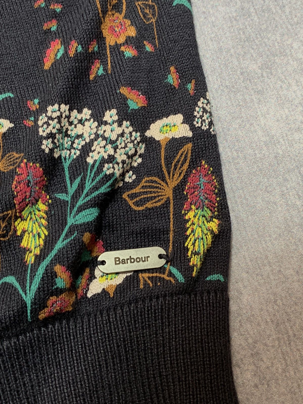 Barbour × Vintage Vintage Y2K Barbour button ups flowers cardigan size XXL Size XXL / US 16-18 / IT 52-54 - 7 Thumbnail