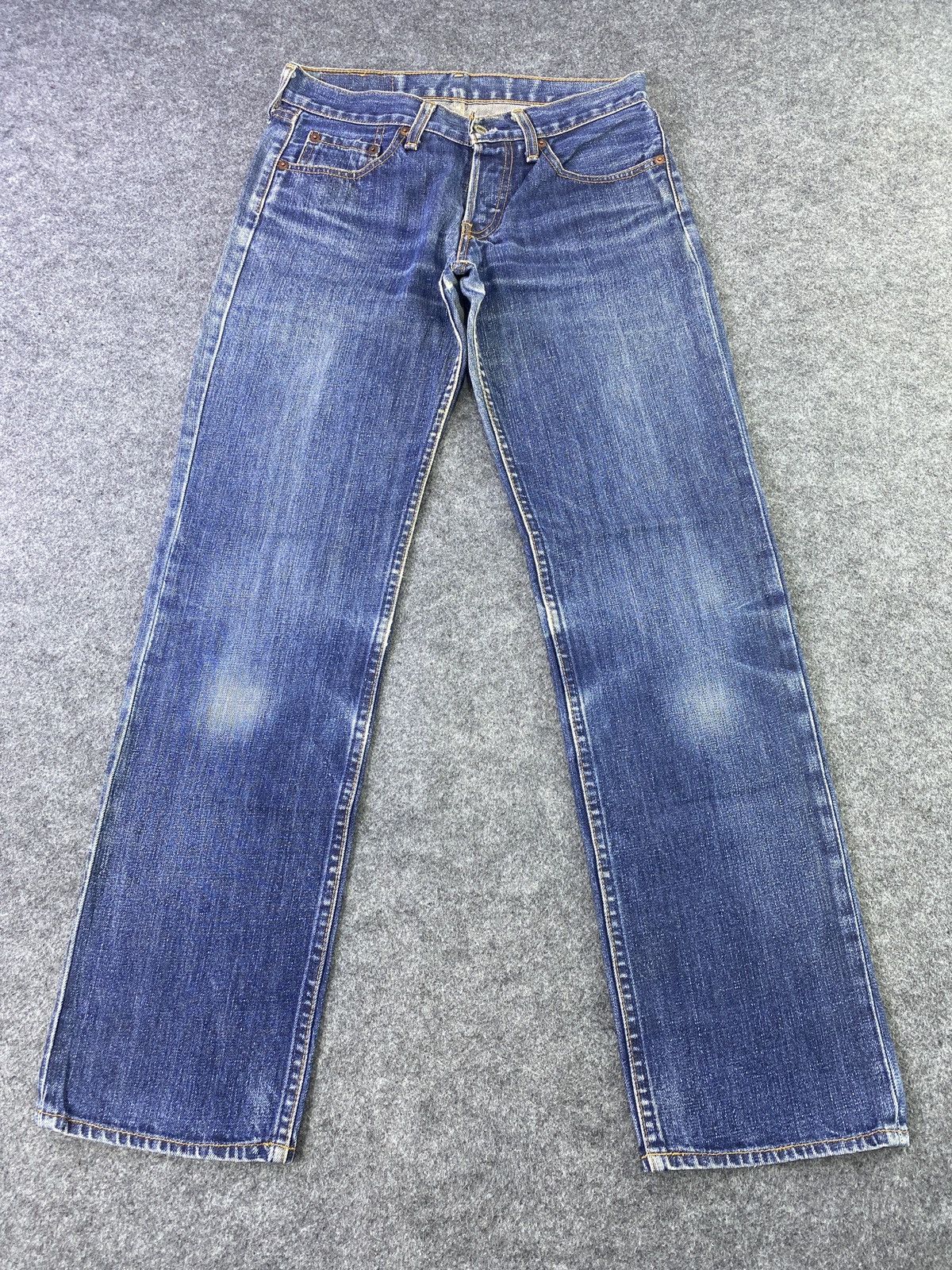 Jean × Levi's × Vintage Levis vintage 522 Blue Wash Jeans - J931 Size US 29 - 2 Thumbnail