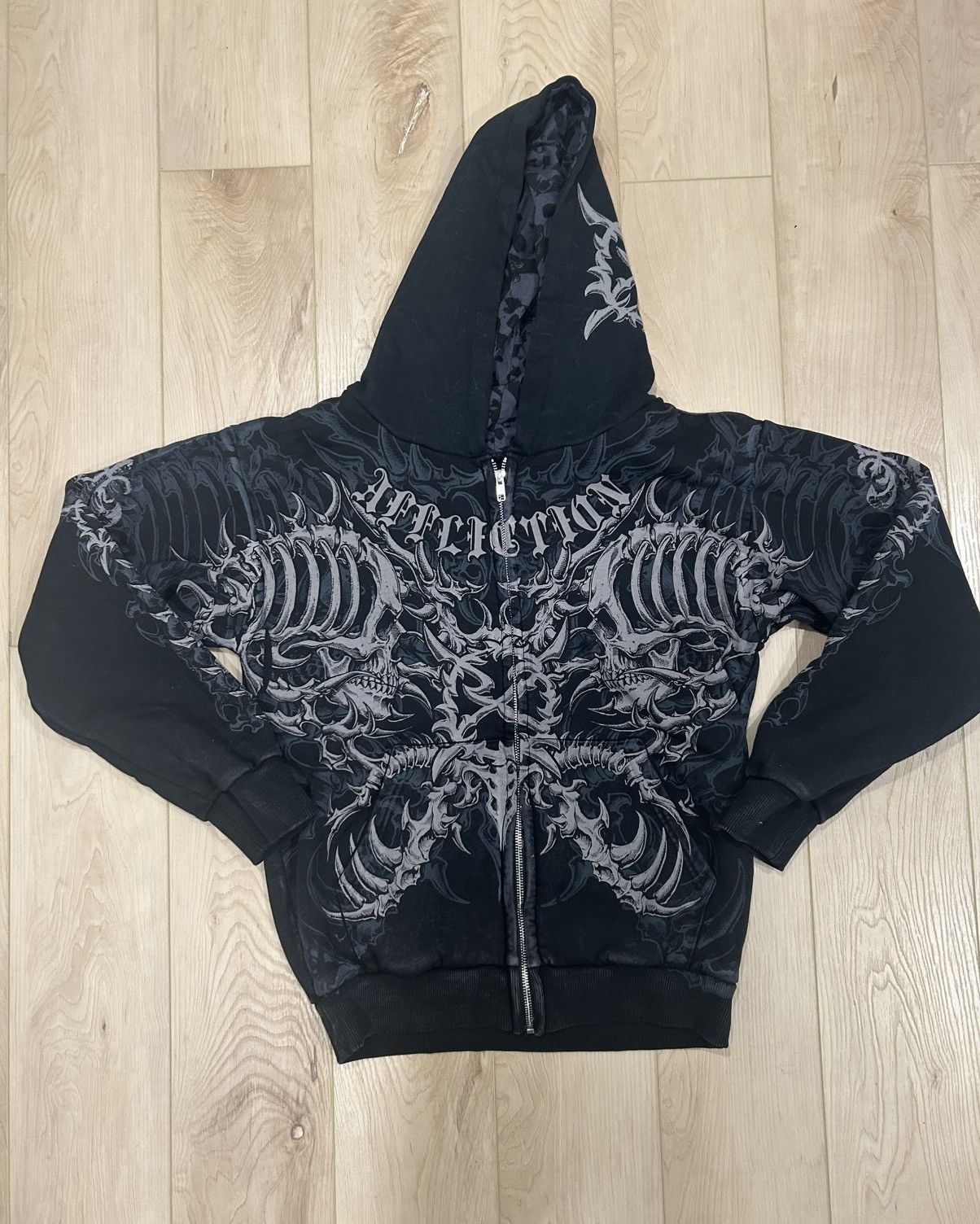 Affliction x ken carson Gorecore Lament zip-up hoodie