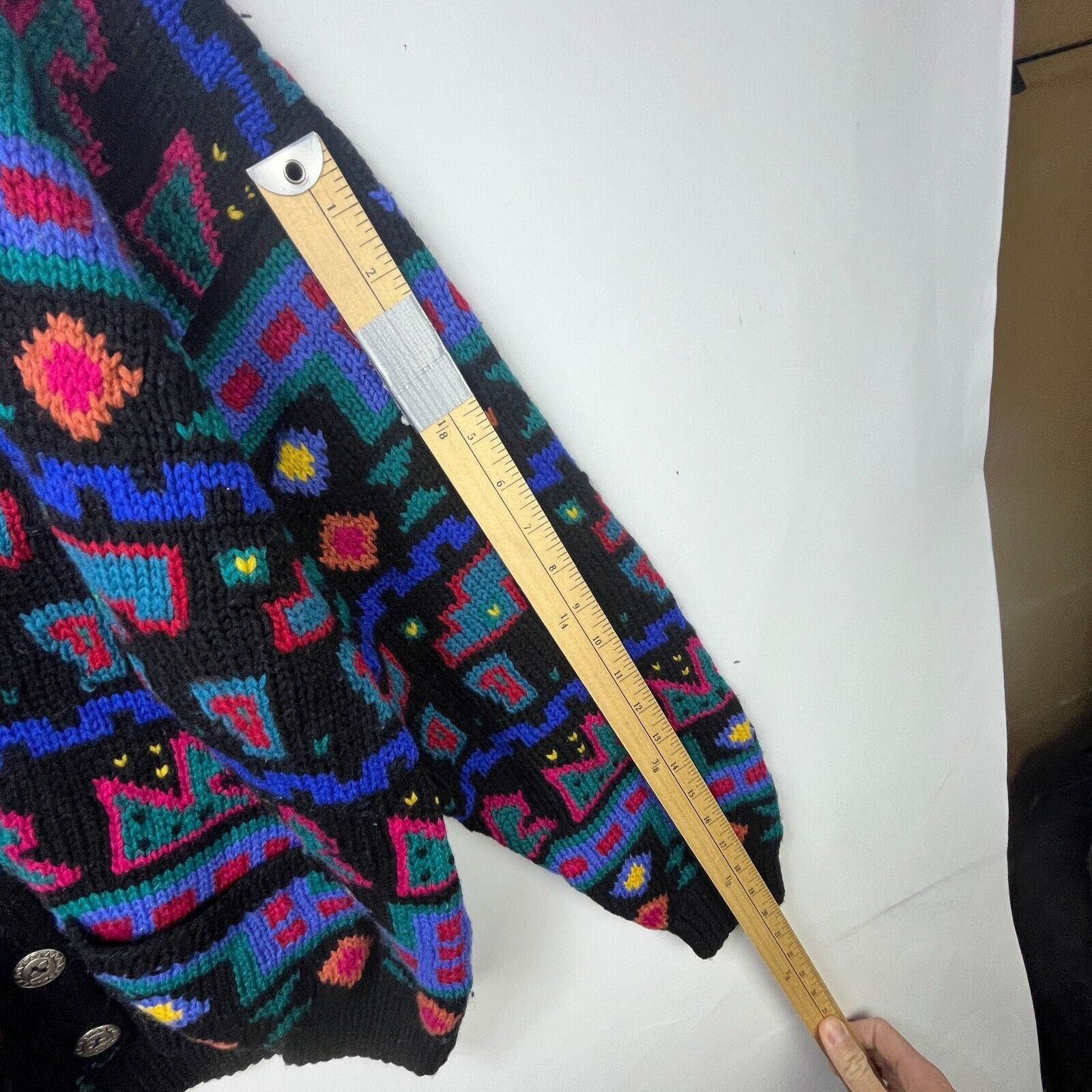 L.L. Bean × Vintage Vintage 80s LL Bean Cardigan Knit Sweater Unisex Large Rare Size US L / EU 52-54 / 3 - 8 Thumbnail