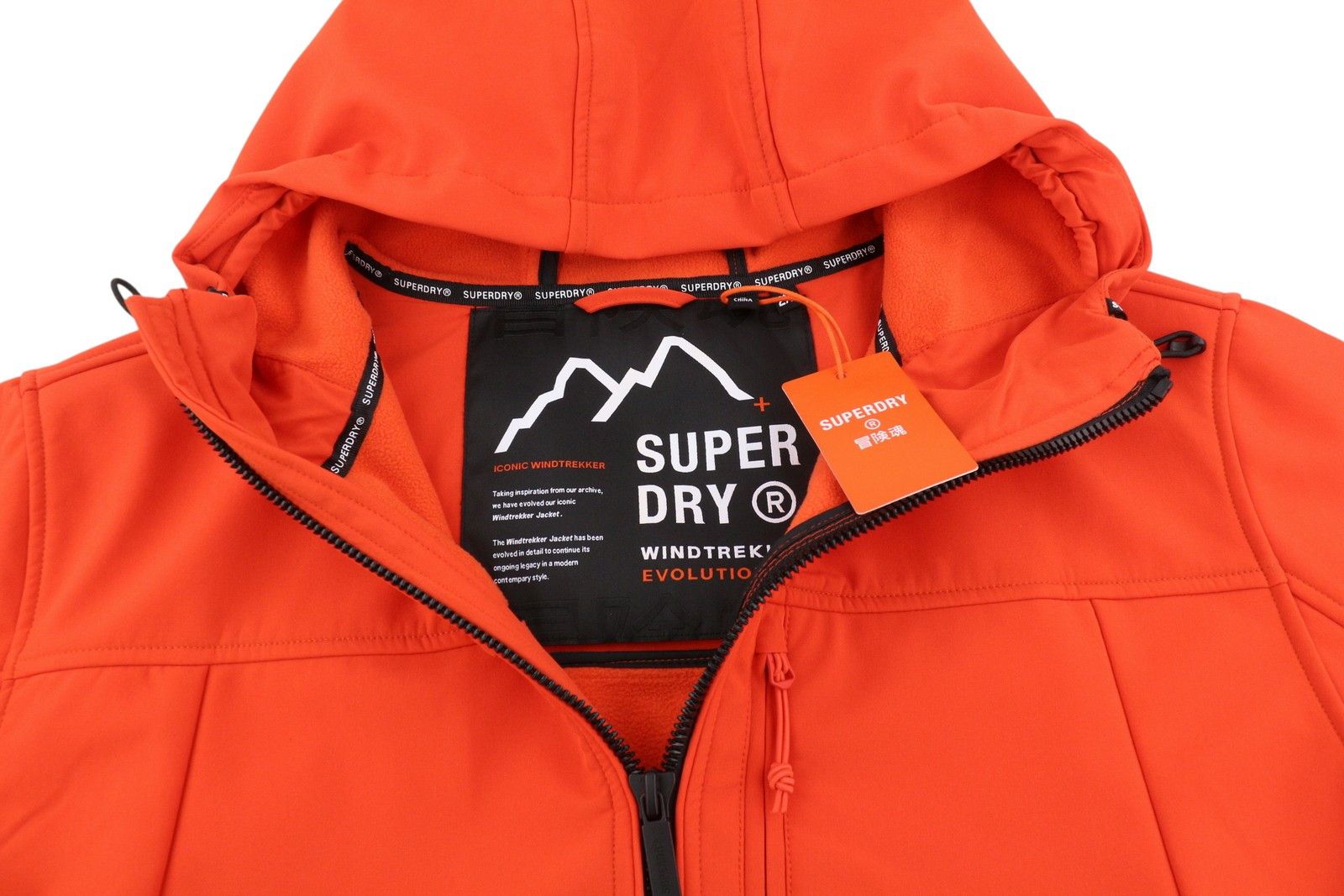 Superdry Hooded Soft Shell 2XL Orange Light 87146 Size US XXL / EU 58 / 5 - 5 Thumbnail