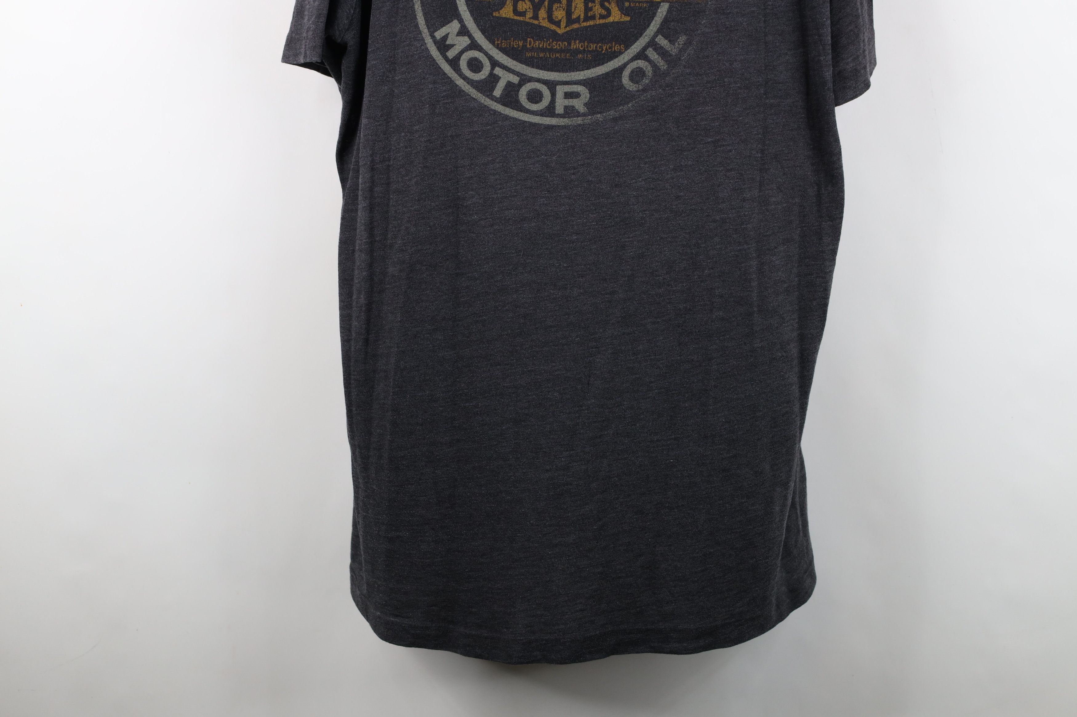 Harley Davidson Vintage Y2K Harley Davidson Jersey T-Shirt Charcoal Gray Size US XXL / EU 58 / 5 - 3 Thumbnail