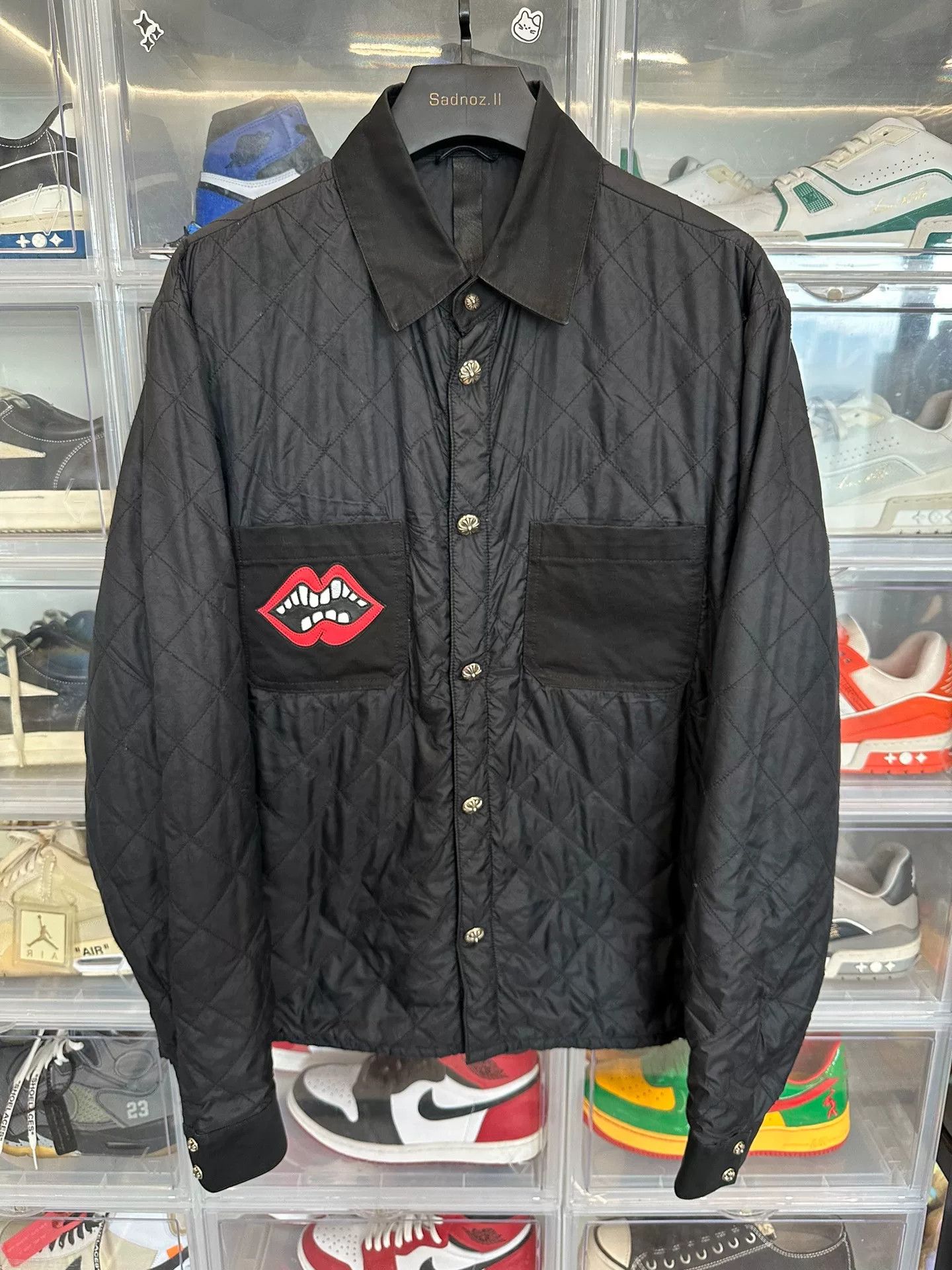 Chrome Hearts Chrome Hearts Matty Boy Y Not PPO Striped Shirt