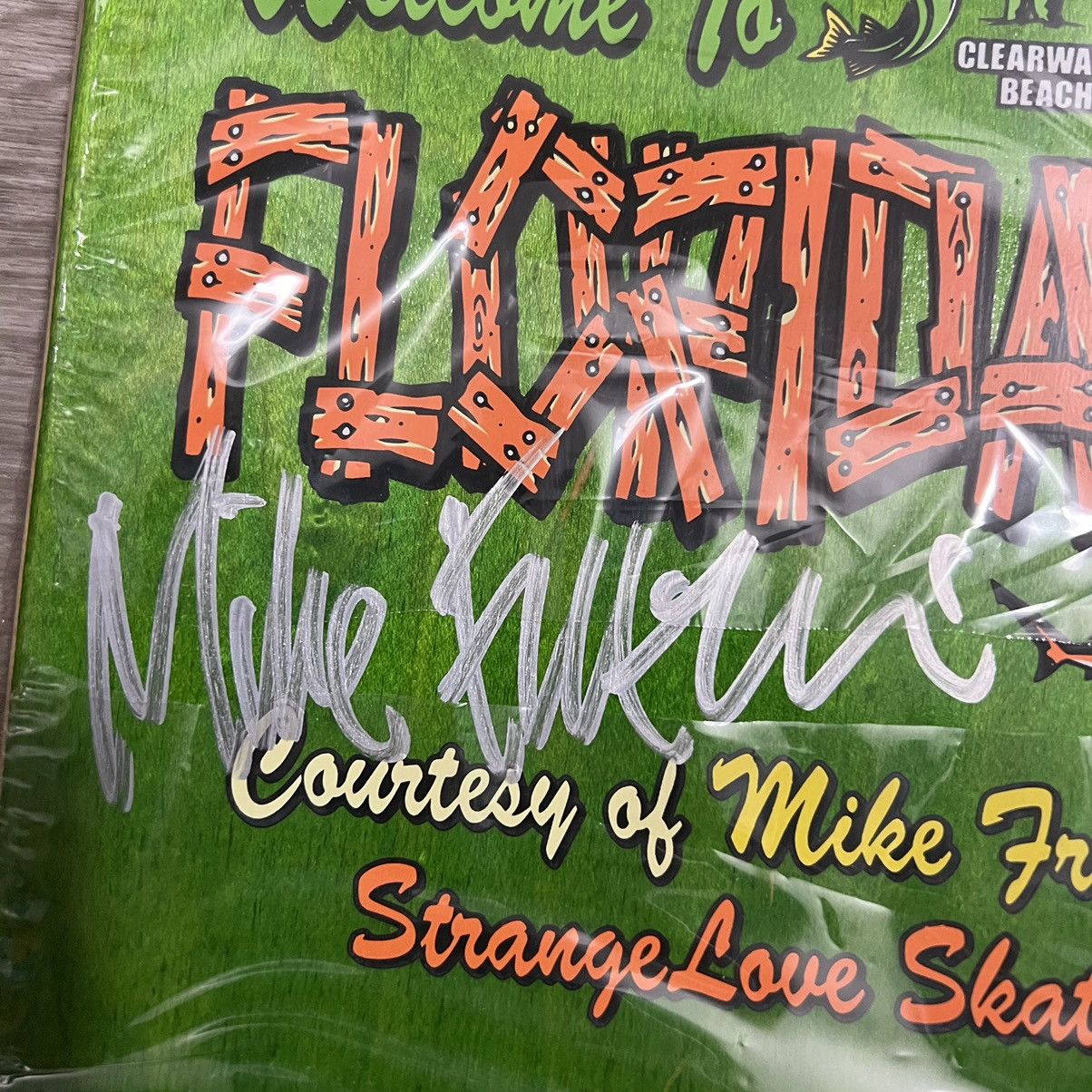 StrangeLove Skateboards StrangeLove Skateboards Mike Frazier Signed 8.25 Deck Size ONE SIZE - 10 Thumbnail