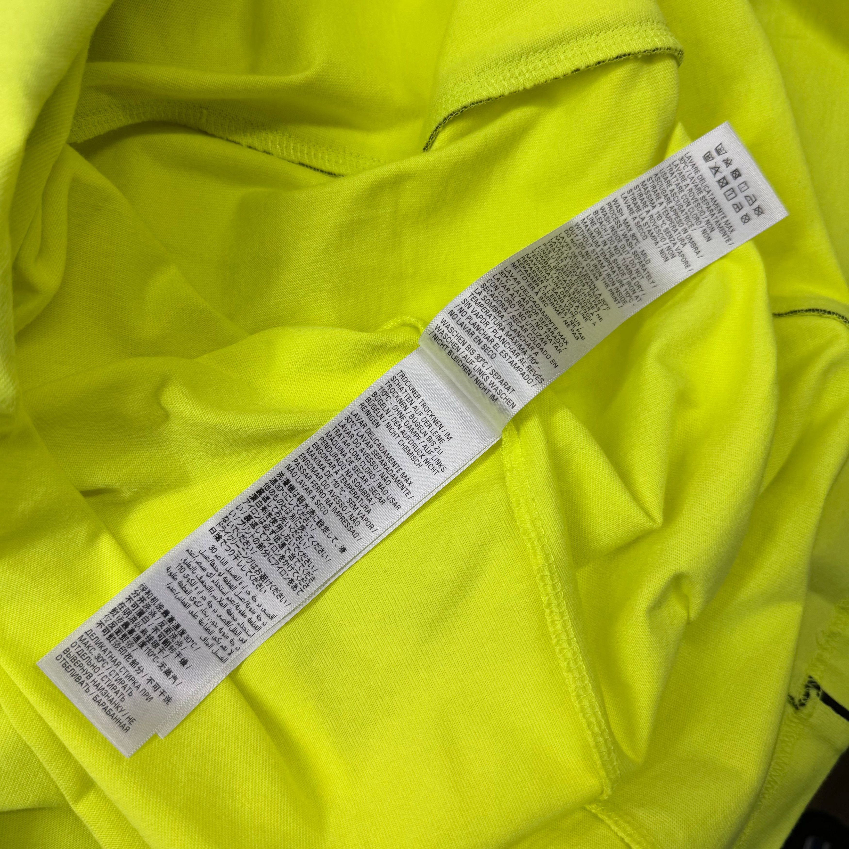 Balenciaga Balenciaga Paris Oversized Soccer Shirt Neon 4 (XXXL) Size US XXL / EU 58 / 5 - 7 Thumbnail