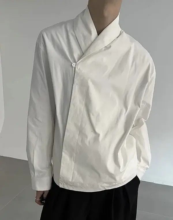 Japanese Brand dou Avant garde fashion retro wrap jacket aesthetic Size US XL / EU 56 / 4 - 1 Thumbnail