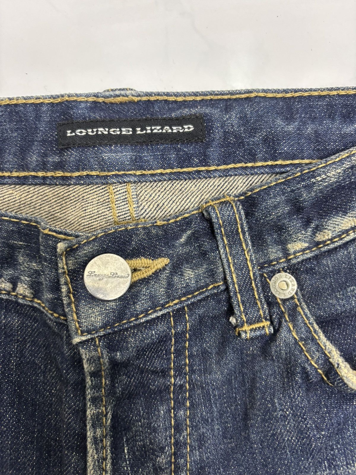 Lounge Lizard × Tornado Mart × Undercover Skinny Jeans Lounge Lizard Punk Rock Denim Jeans Size US 30 / EU 46 - 10 Thumbnail