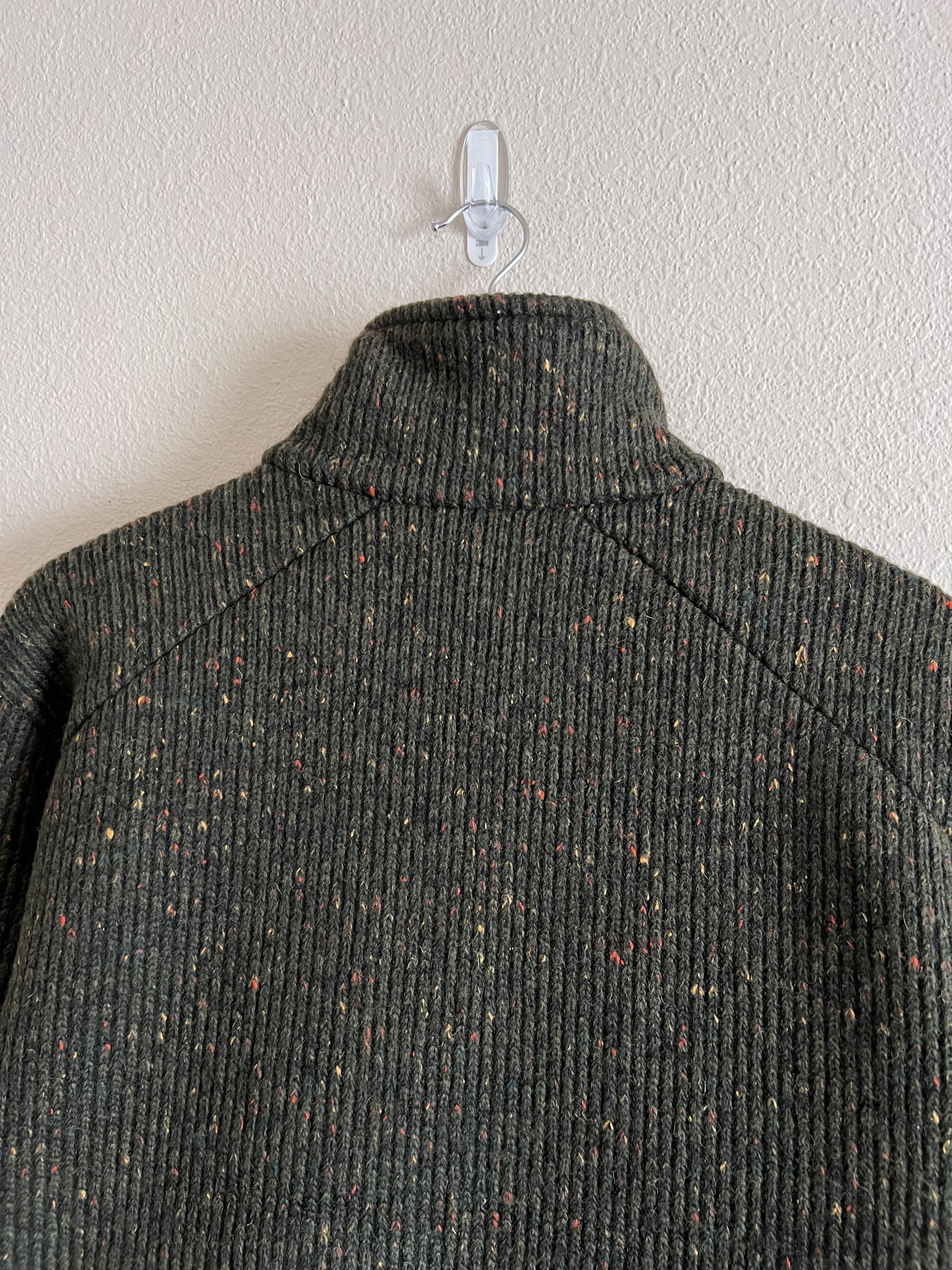 Aime Leon Dore Aime Leon Dore Donegal Half Zip Pullover Sweater in Green Size US XL / EU 56 / 4 - 7 Thumbnail